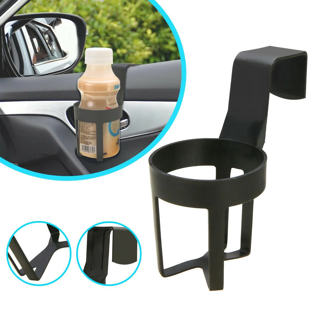 Black Car Drink Holder Beverage Bottle Cup Mounts Holders Special Drink Holder Adjust The Size Holder Drinks Bottle Water Cups Extendable Cup Holder Organizer Cup Holder Drink Pocket Water Bottle Mount Stand Coffee Drinks Car Accessories Back Seat Table - Image 23