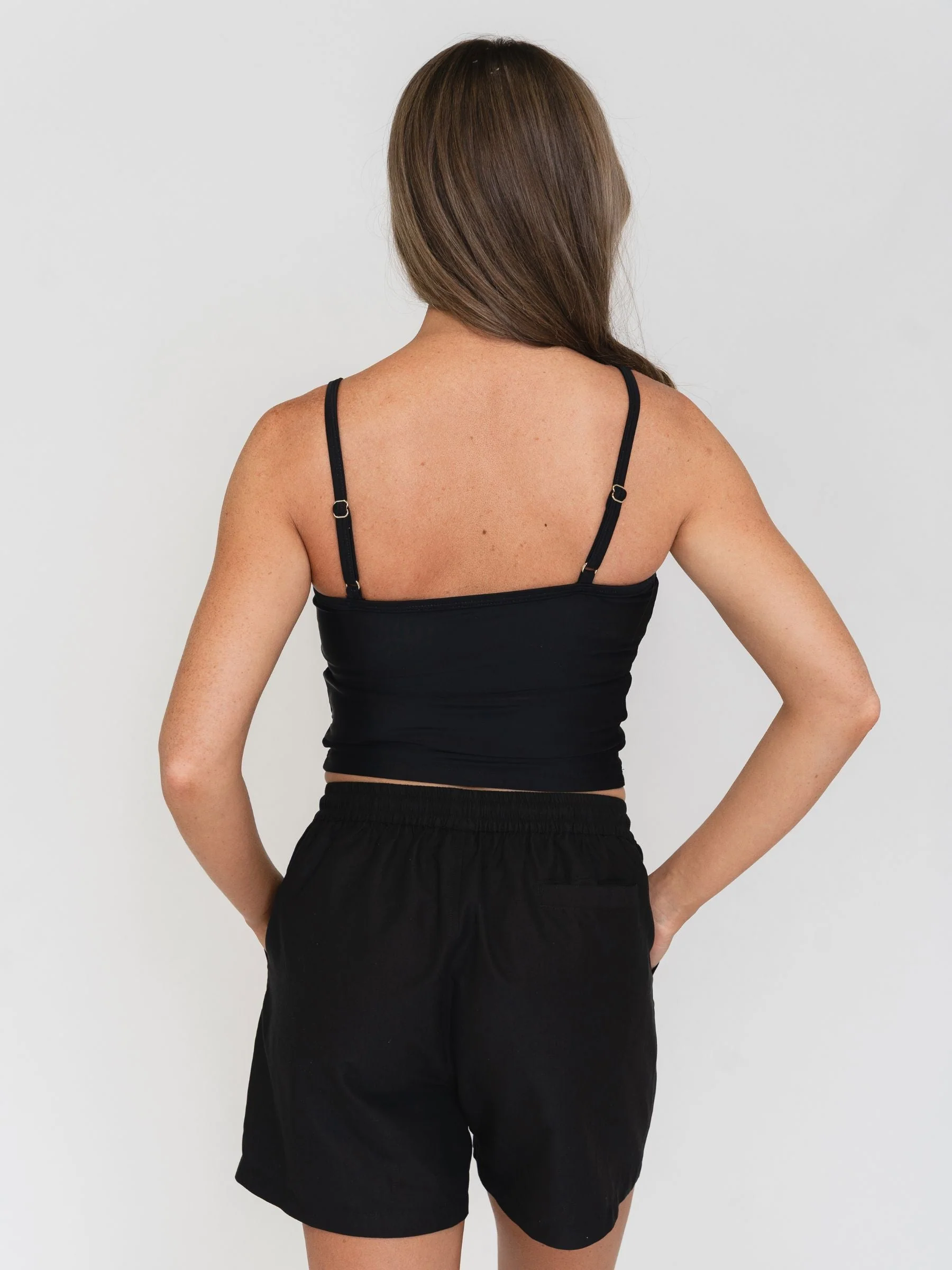 Black Classic Crop Top - Image 2