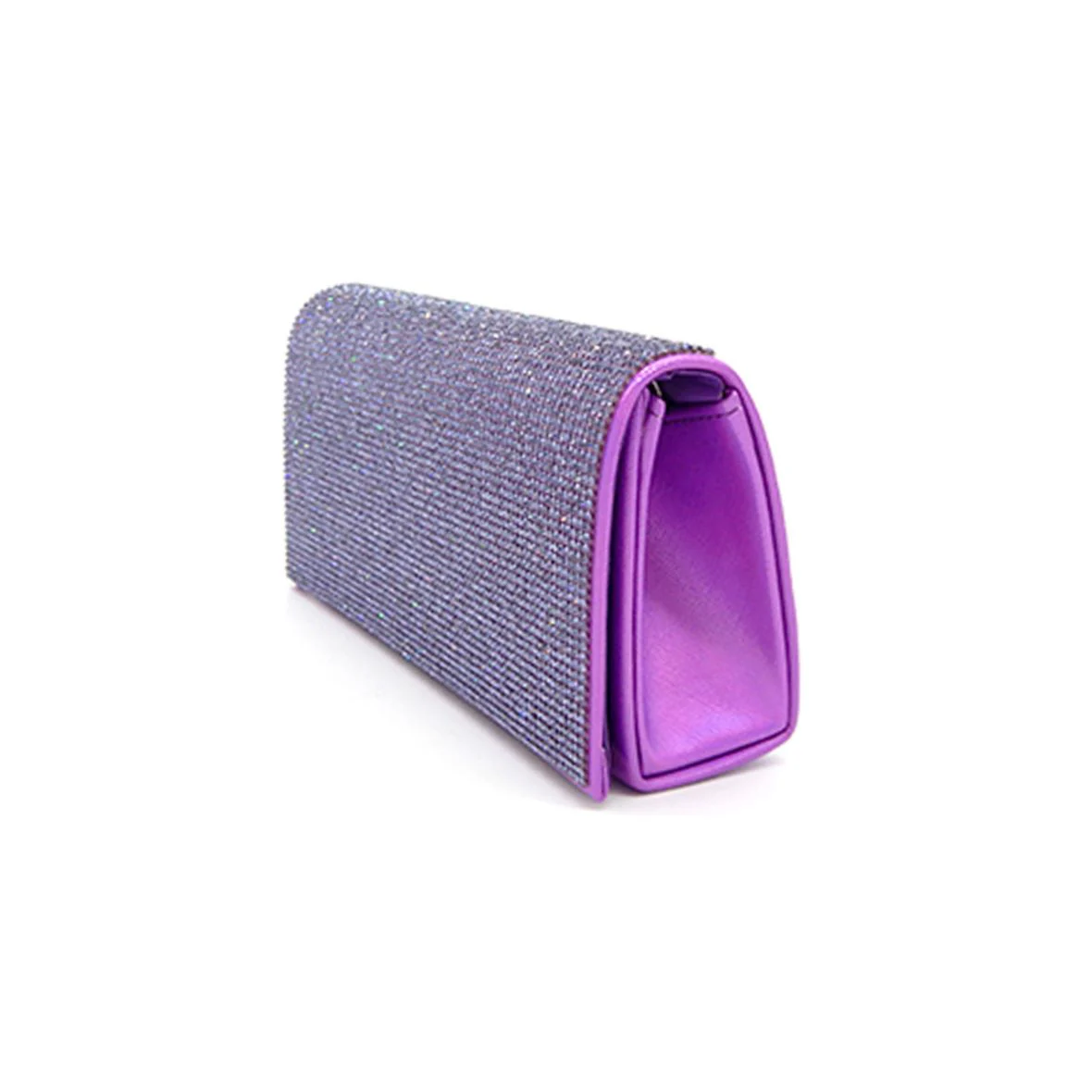 Bling Solid Evening Clutch Crossbody Bag - Image 22