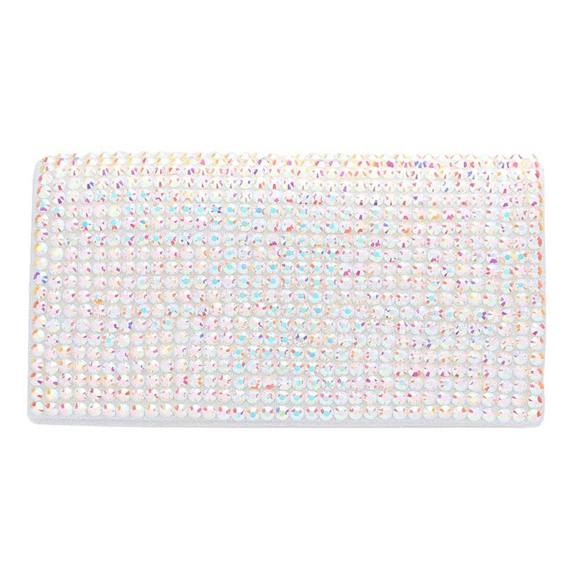 Bling Studded Evening Clutch Crossbody Bag - Image 8