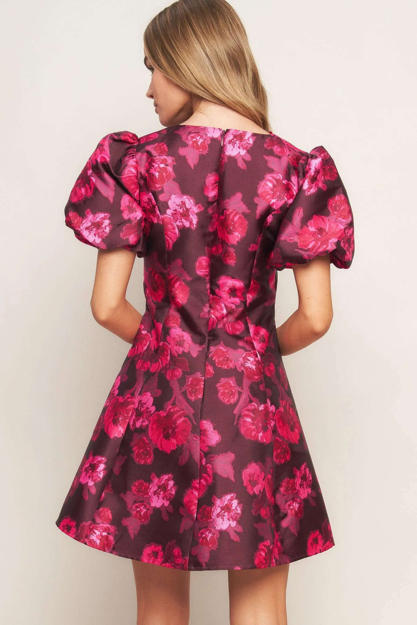 Bloom Rhapsody Woven Mini Dress - Image 3