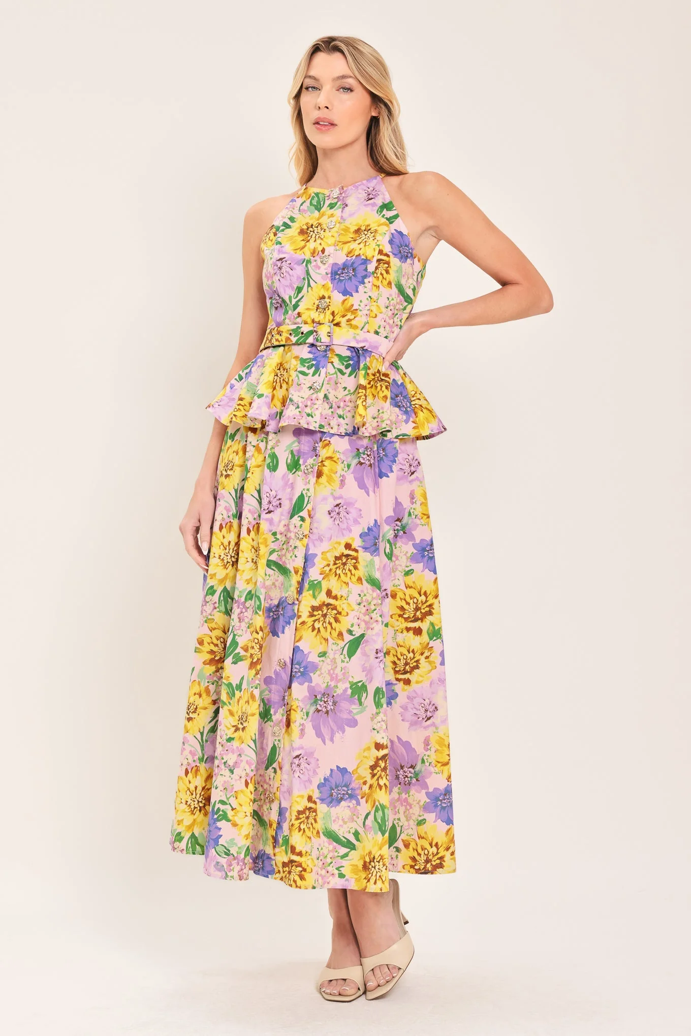Blossom Market Woven Full Midi Skirt - Image 6