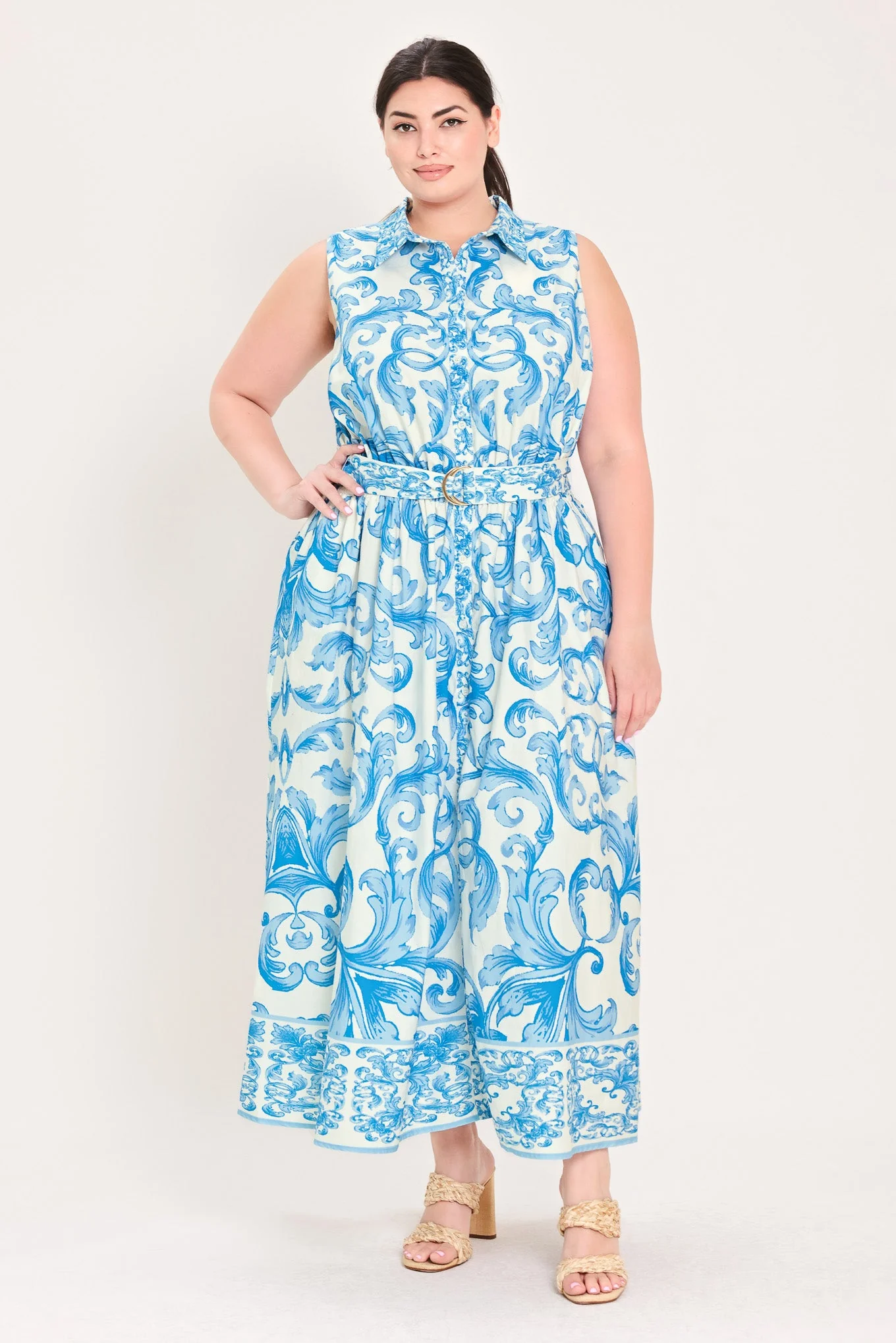 Blue Chateau Woven Maxi Dress - Image 8