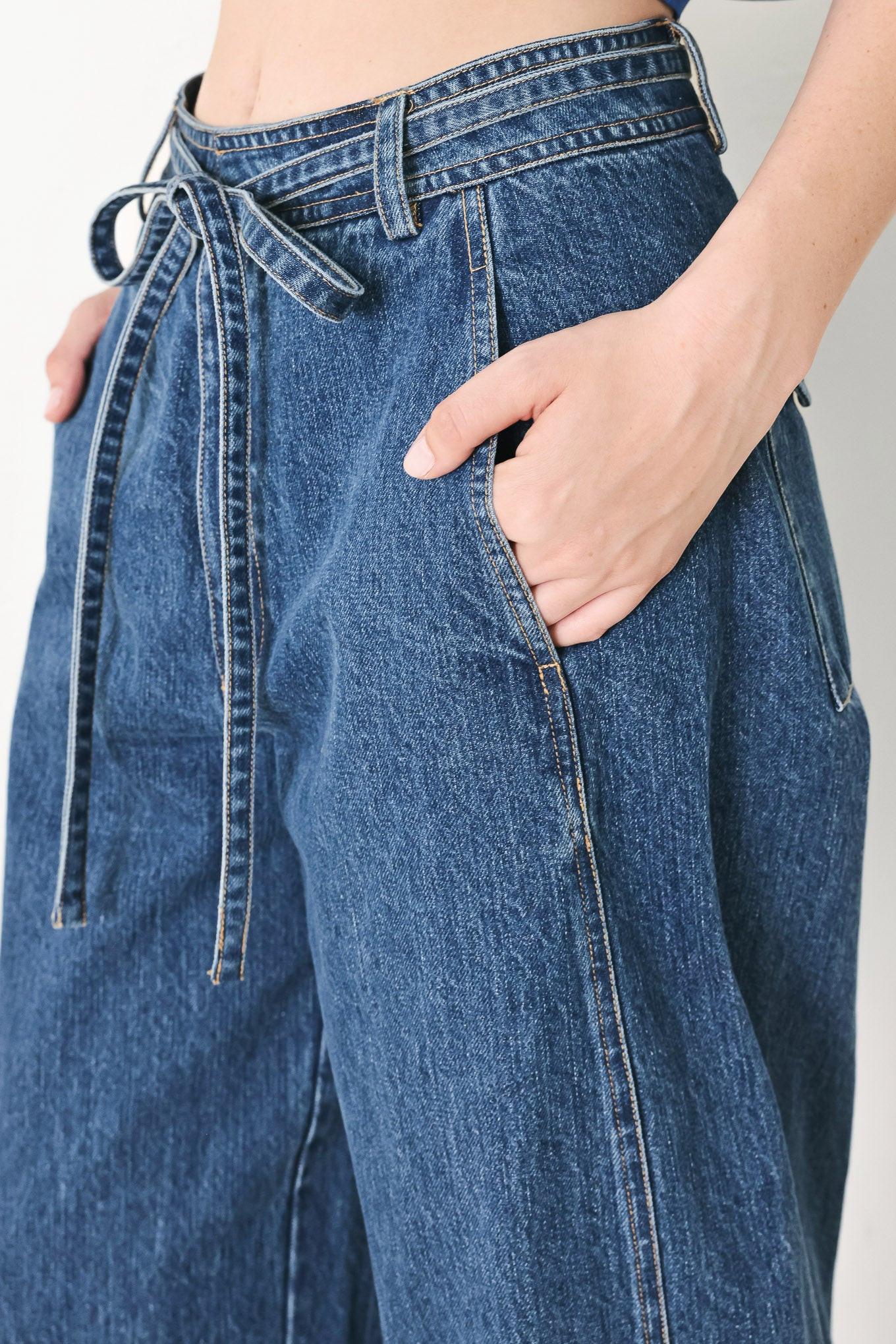 Blue Honey Oversize Denim Pants - Image 2