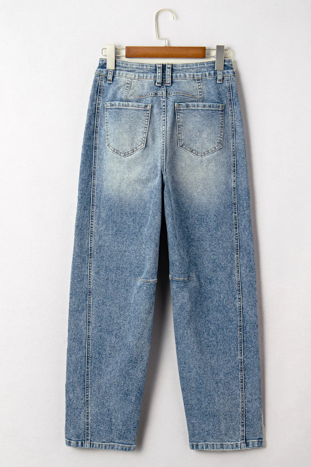 Blythe Vintage Washed Seam Detail Jeans - Image 5