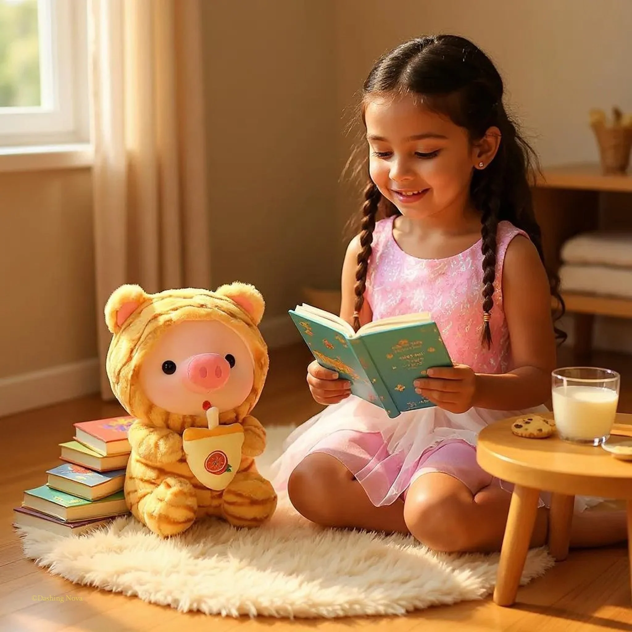 Boba Pig Stuffed Animal Soft Plushie Gift for Girls & Boys - Image 11