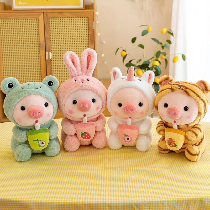 Boba Pig Stuffed Animal Soft Plushie Gift for Girls & Boys - Image 15