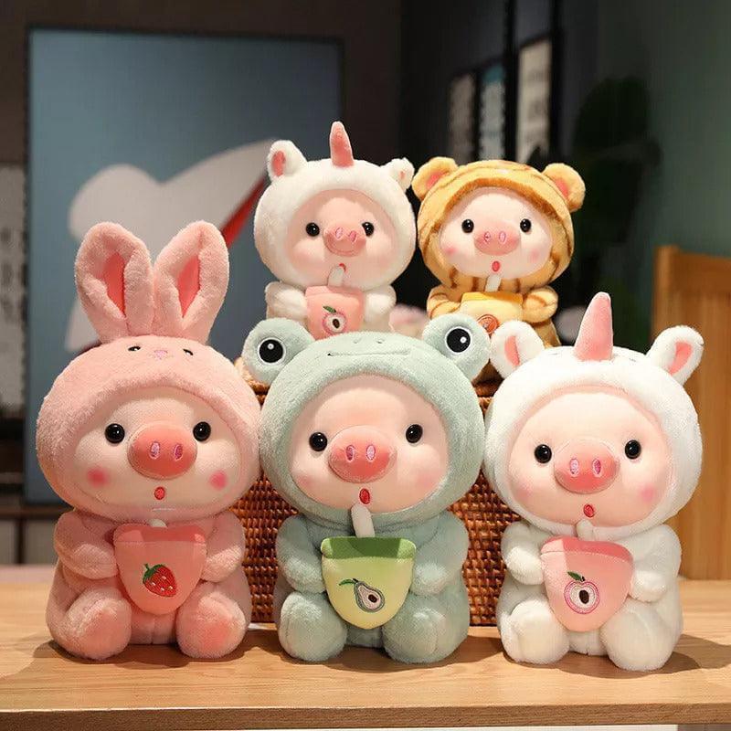 Boba Pig Stuffed Animal Soft Plushie Gift for Girls & Boys - Image 19