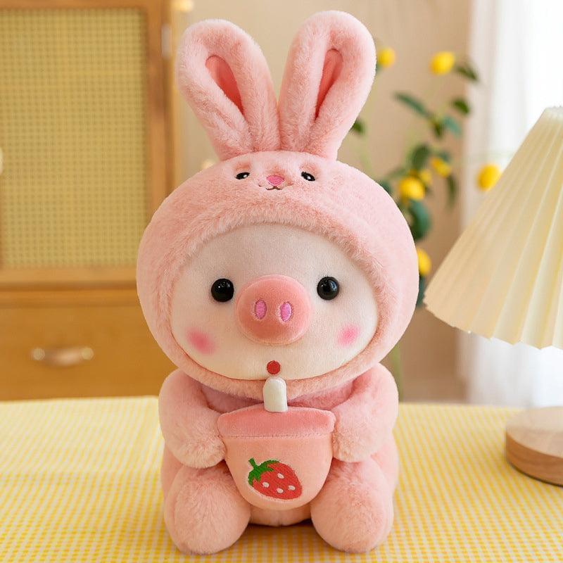 Boba Pig Stuffed Animal Soft Plushie Gift for Girls & Boys - Image 20
