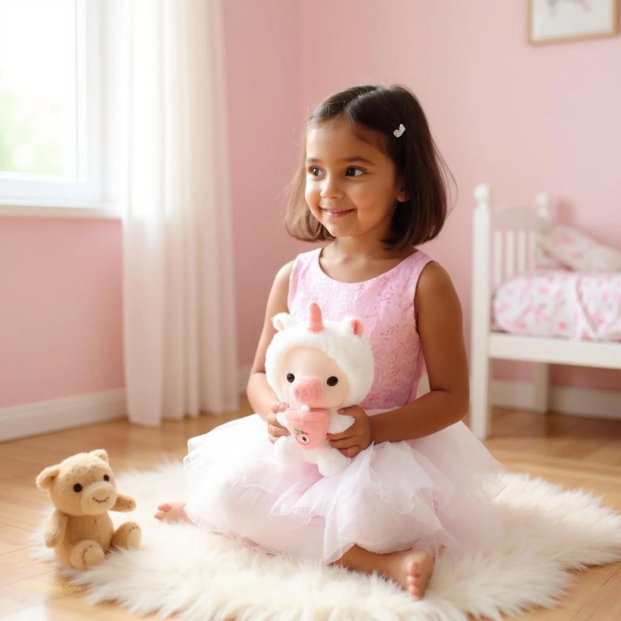 Boba Pig Stuffed Animal Soft Plushie Gift for Girls & Boys - Image 7