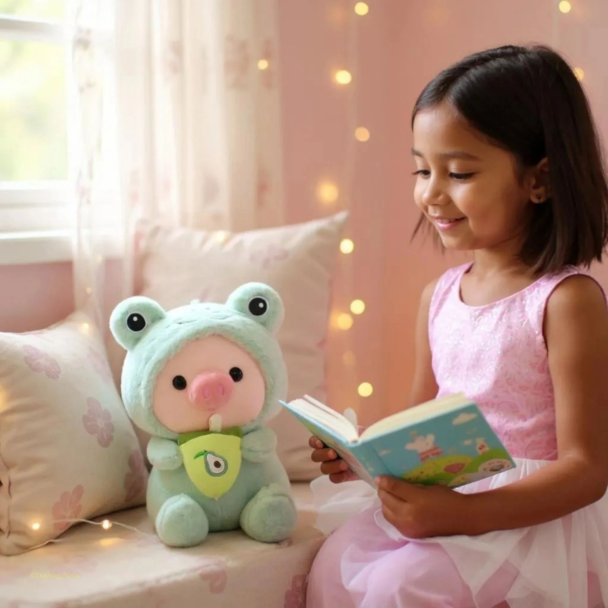 Boba Pig Stuffed Animal Soft Plushie Gift for Girls & Boys - Image 9