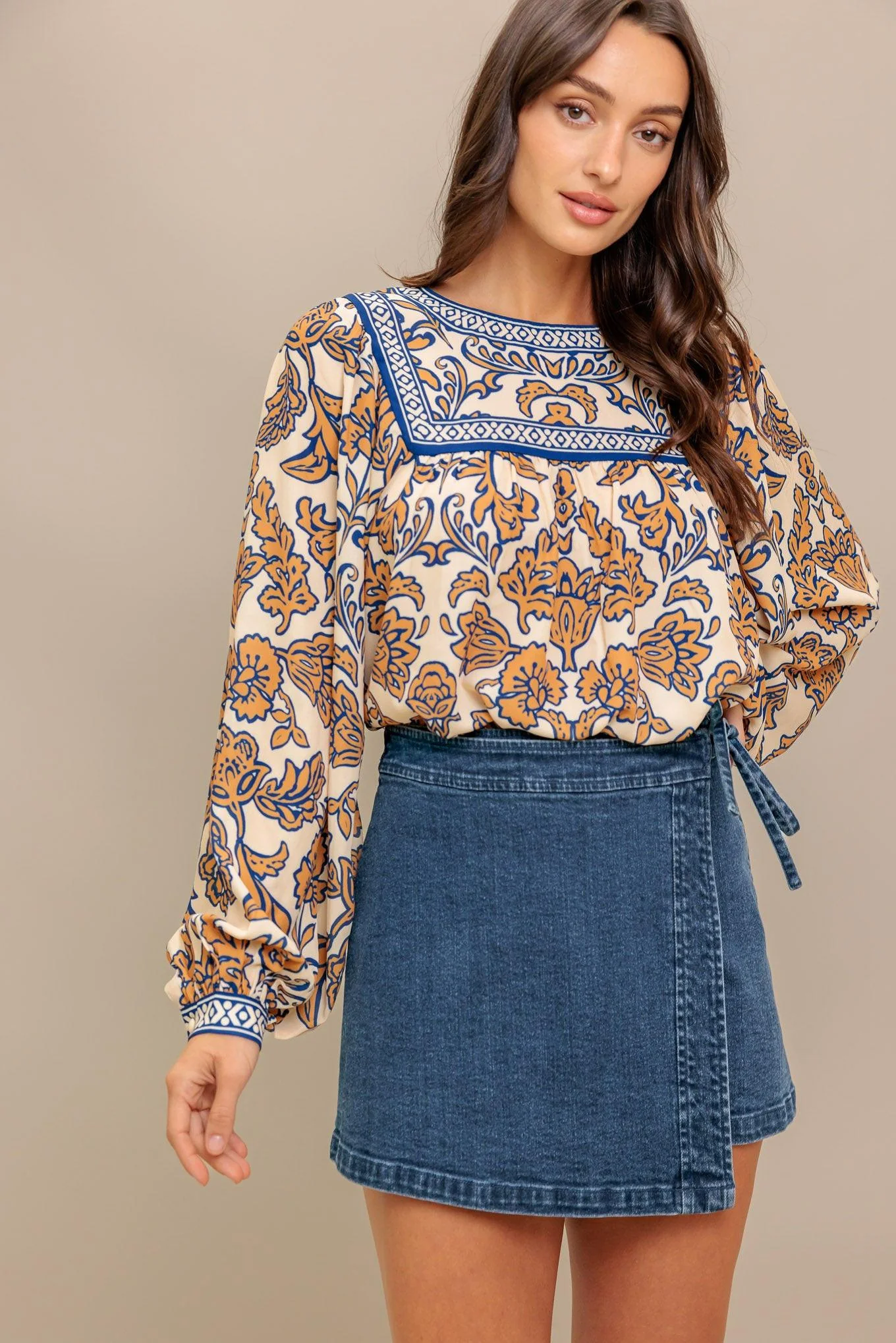 Boheme Meadow Woven Top - Image 4