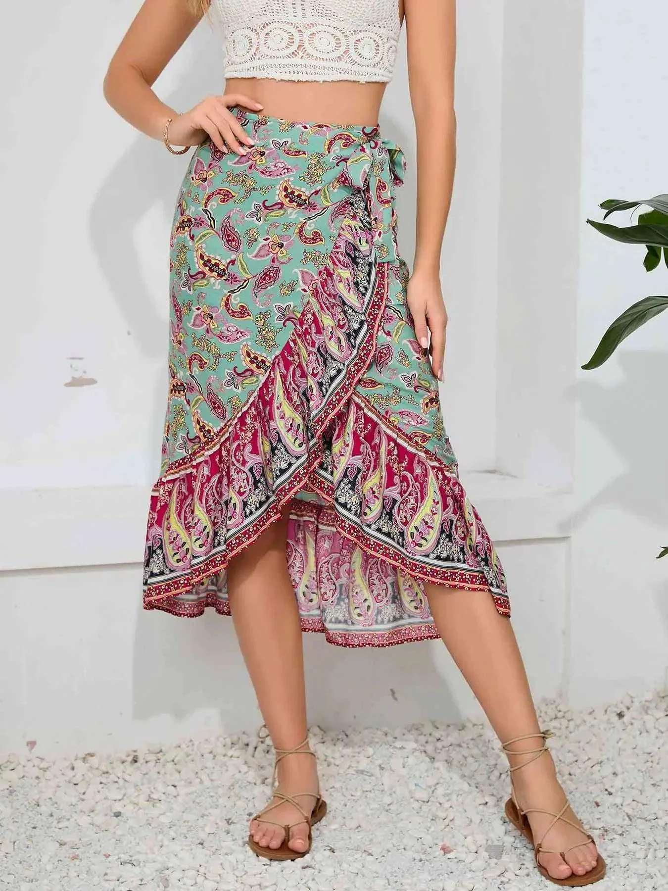Boho Bliss Midi Skirt - Image 15