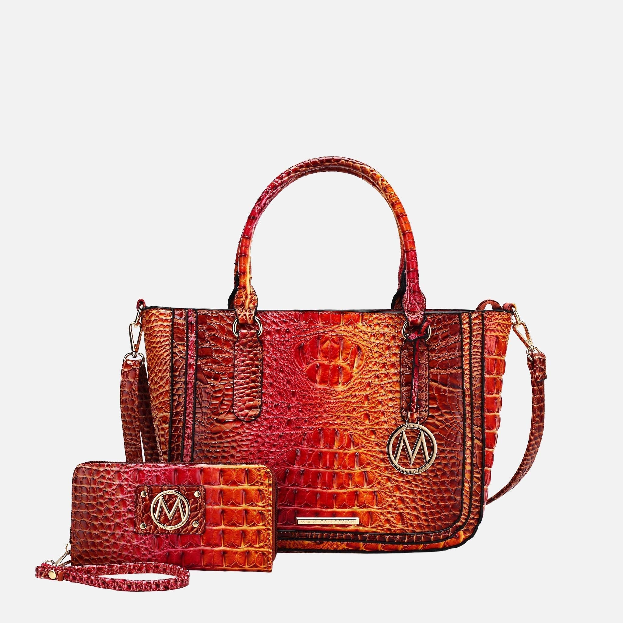 Bonnie Gradient Croc Shoulder Bag and Set - Image 3