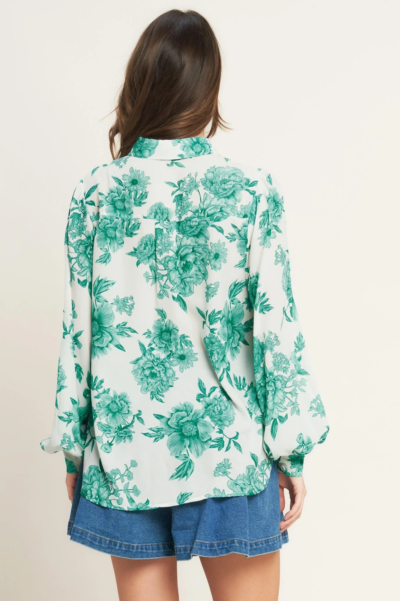 Botanical Pop Woven Top - Image 2