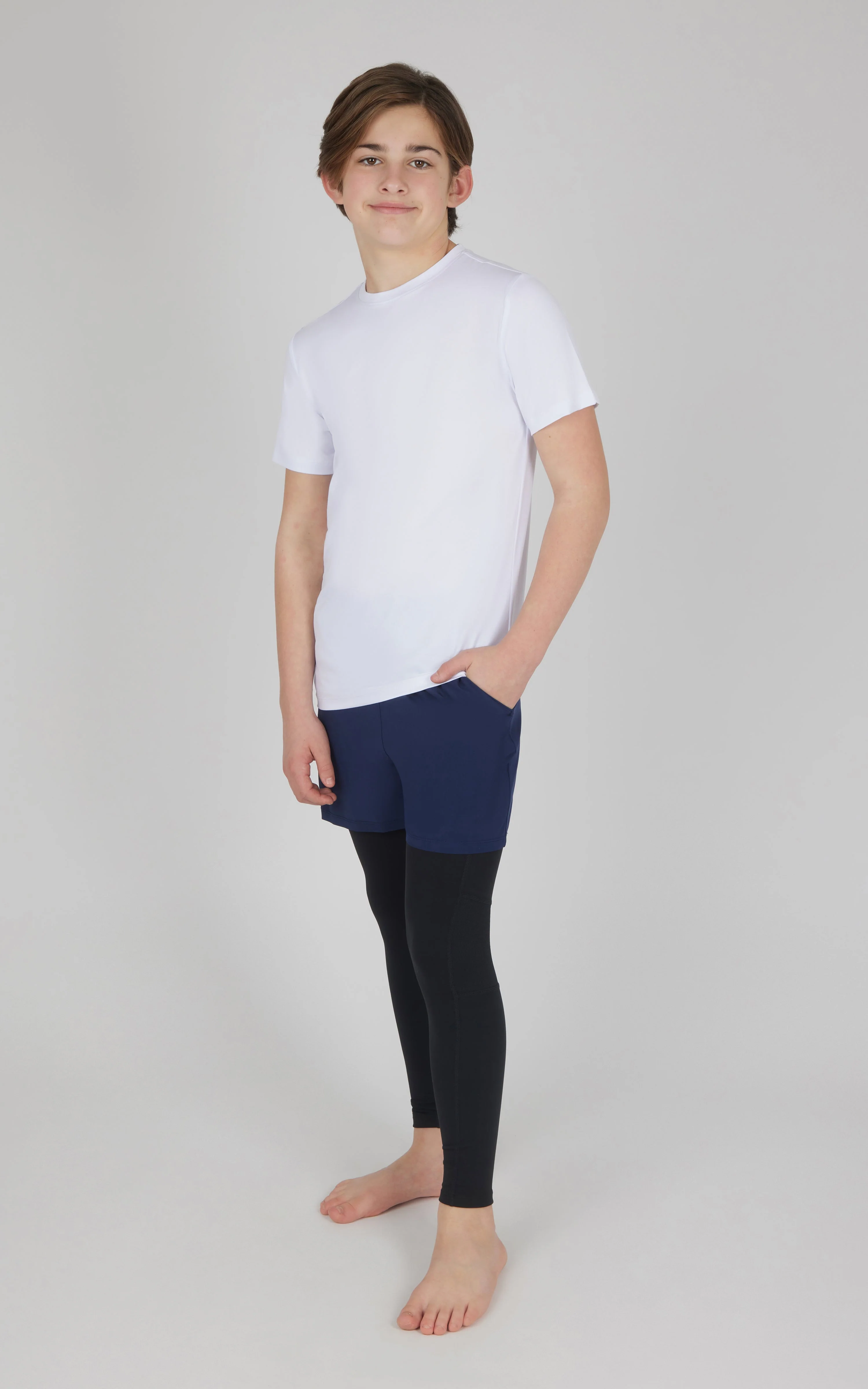 Boys 2 PK Running Short and Legging - Image 34