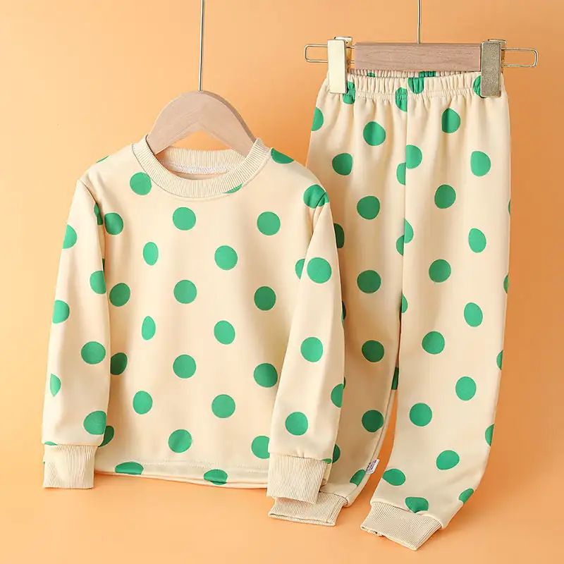 Boys' Cartoon Print Long Sleeve Pajama Set for Kids - Image 16
