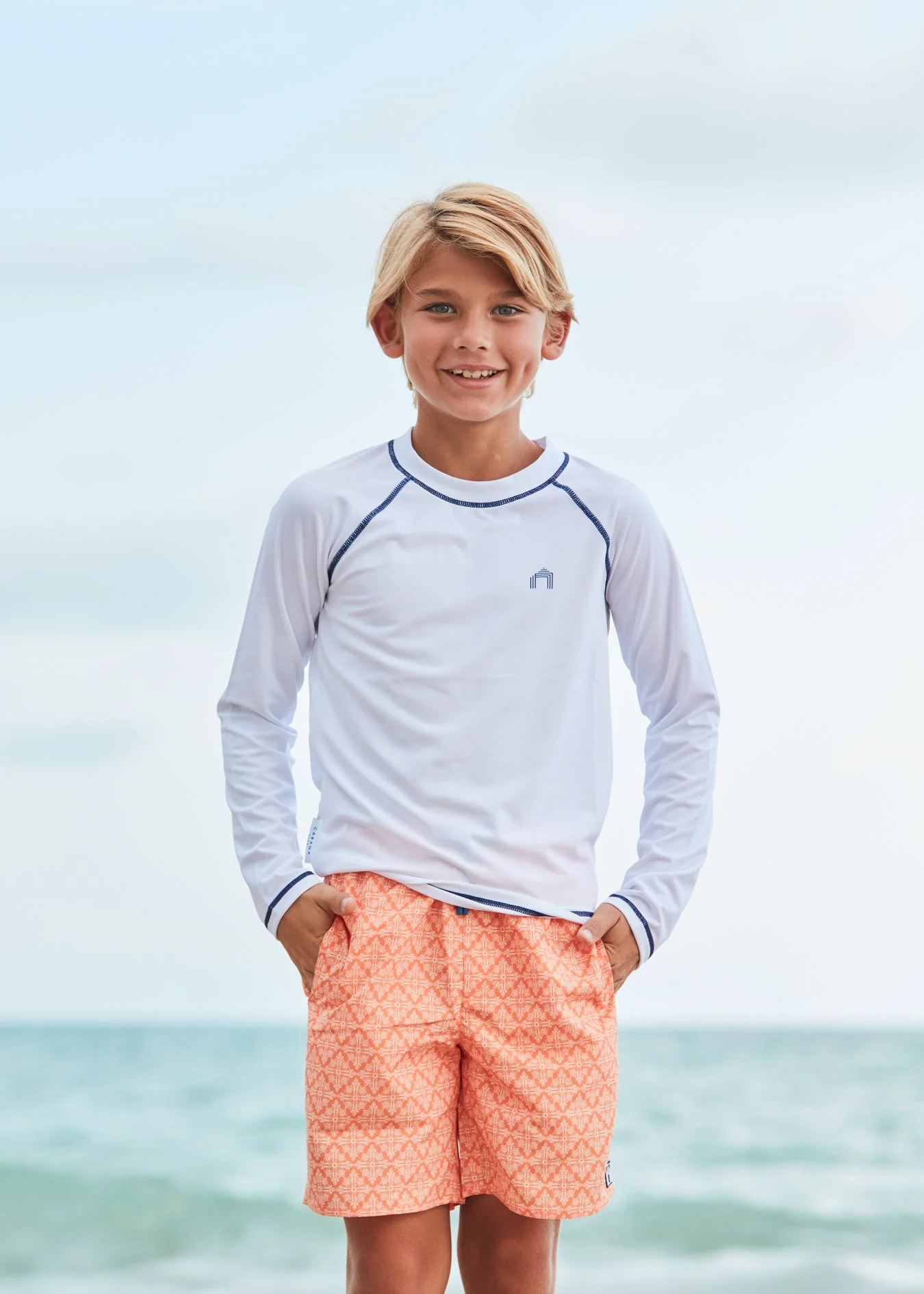 Boys Fisher Island Swim Trunks - Image 2