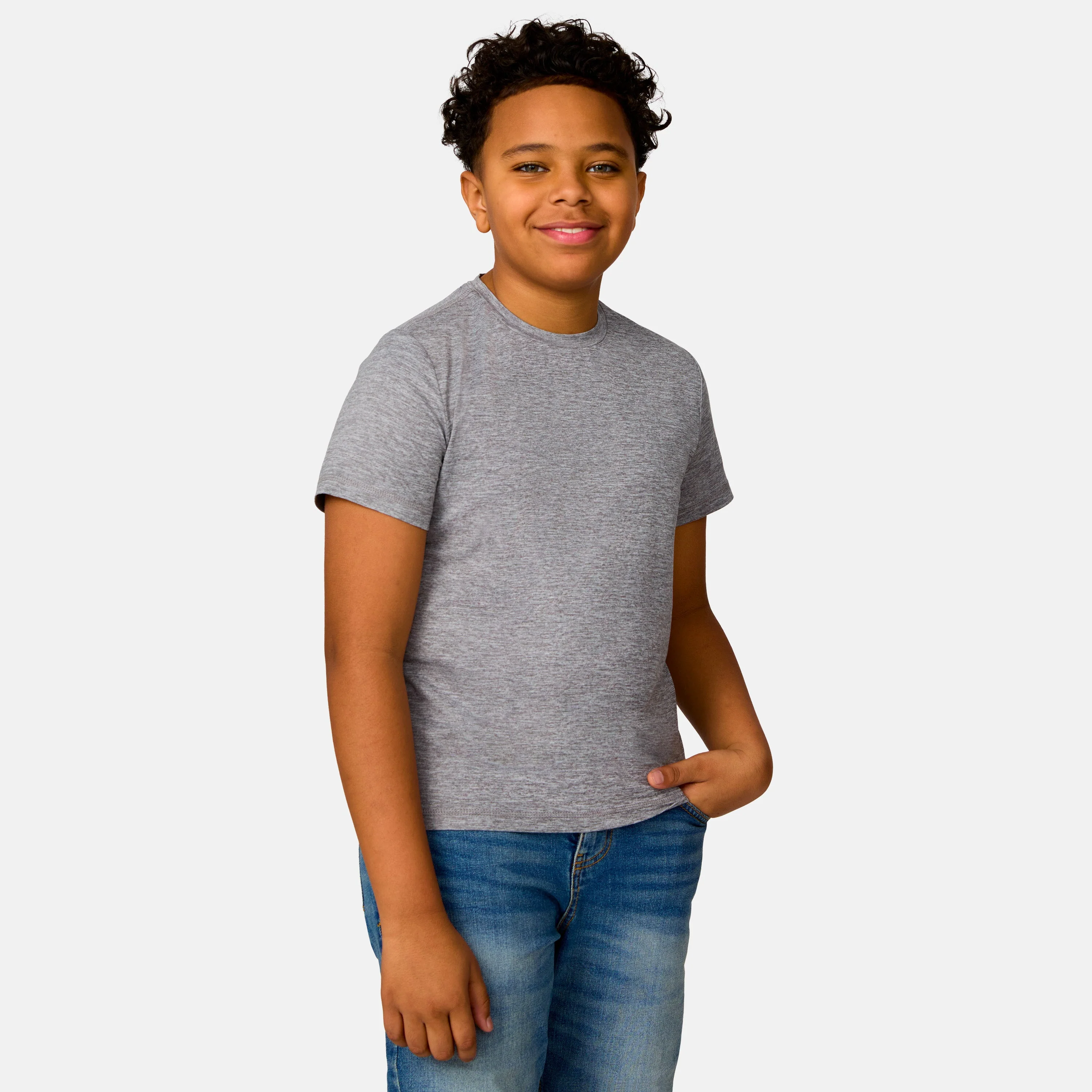Boys' Microtech® Crew Neck Shirt - Image 10