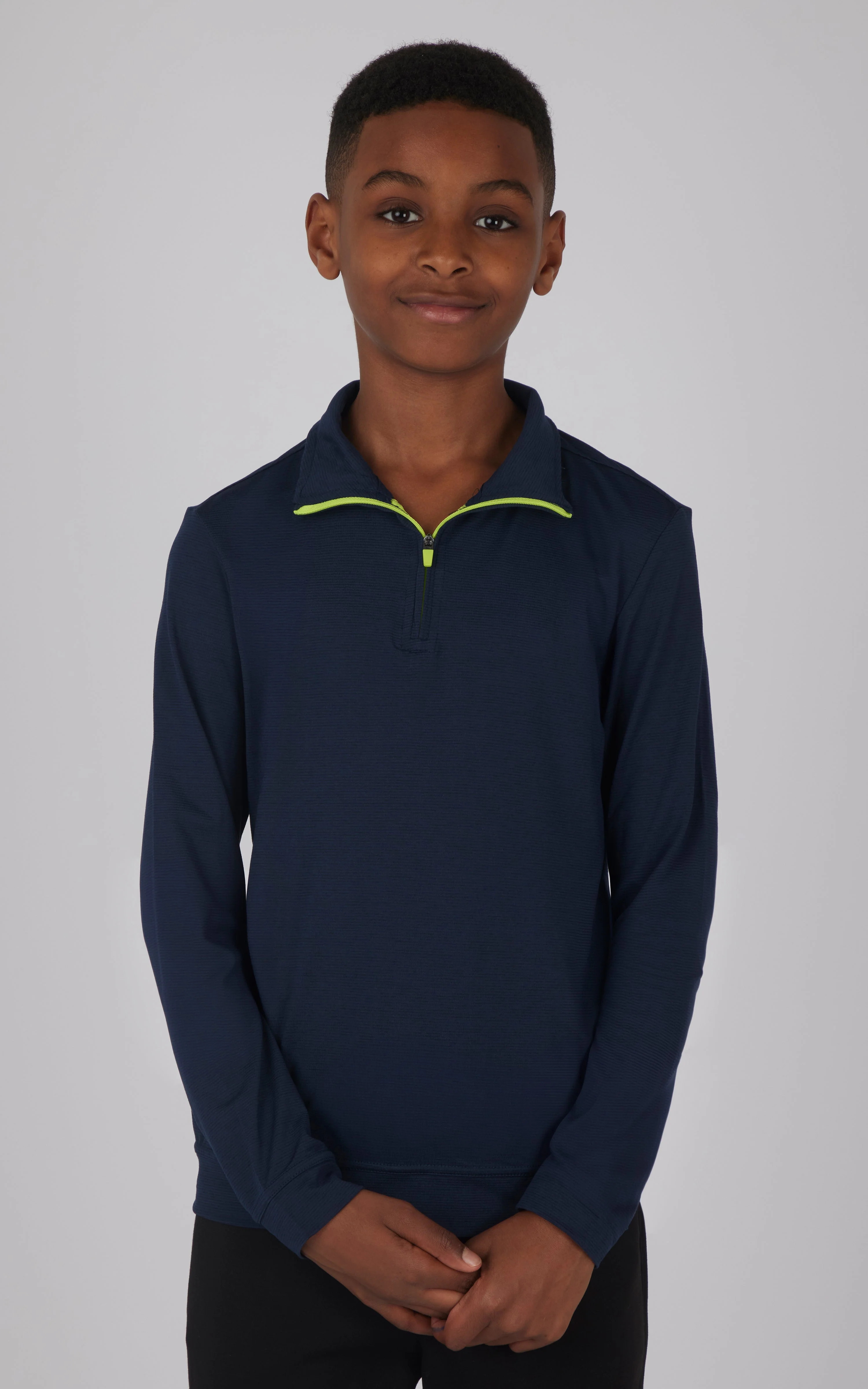 Boys Quarter Zip Pullover Sweatshirt - Image 9