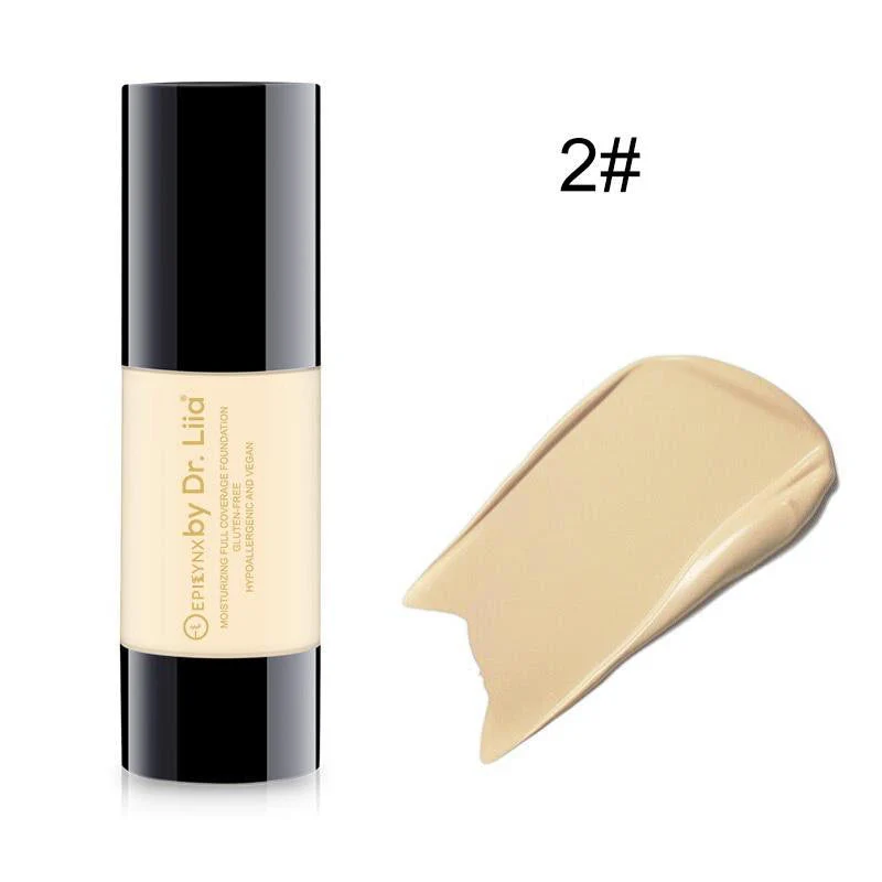 Breathable Full-Coverage Foundation – Dewy Finish, Hydrating, Vegan, Gluten-Free (SPF 15) - Image 12