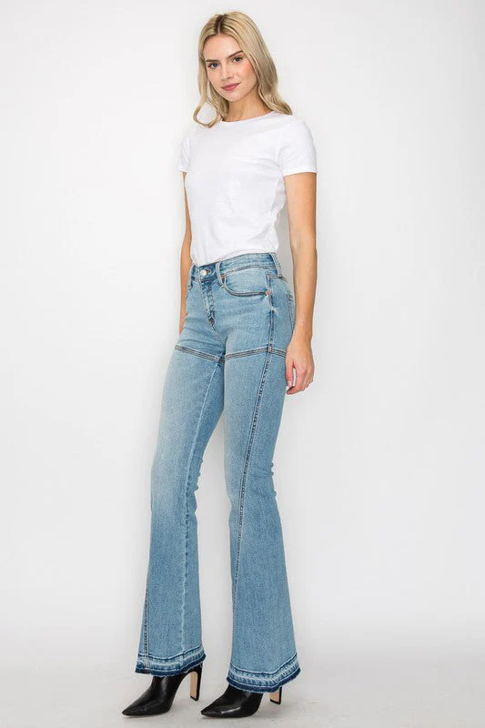 Brianna High Rise Skinny Flare Jeans (Reg & Plus) - Image 11