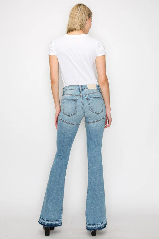 Brianna High Rise Skinny Flare Jeans (Reg & Plus) - Image 12