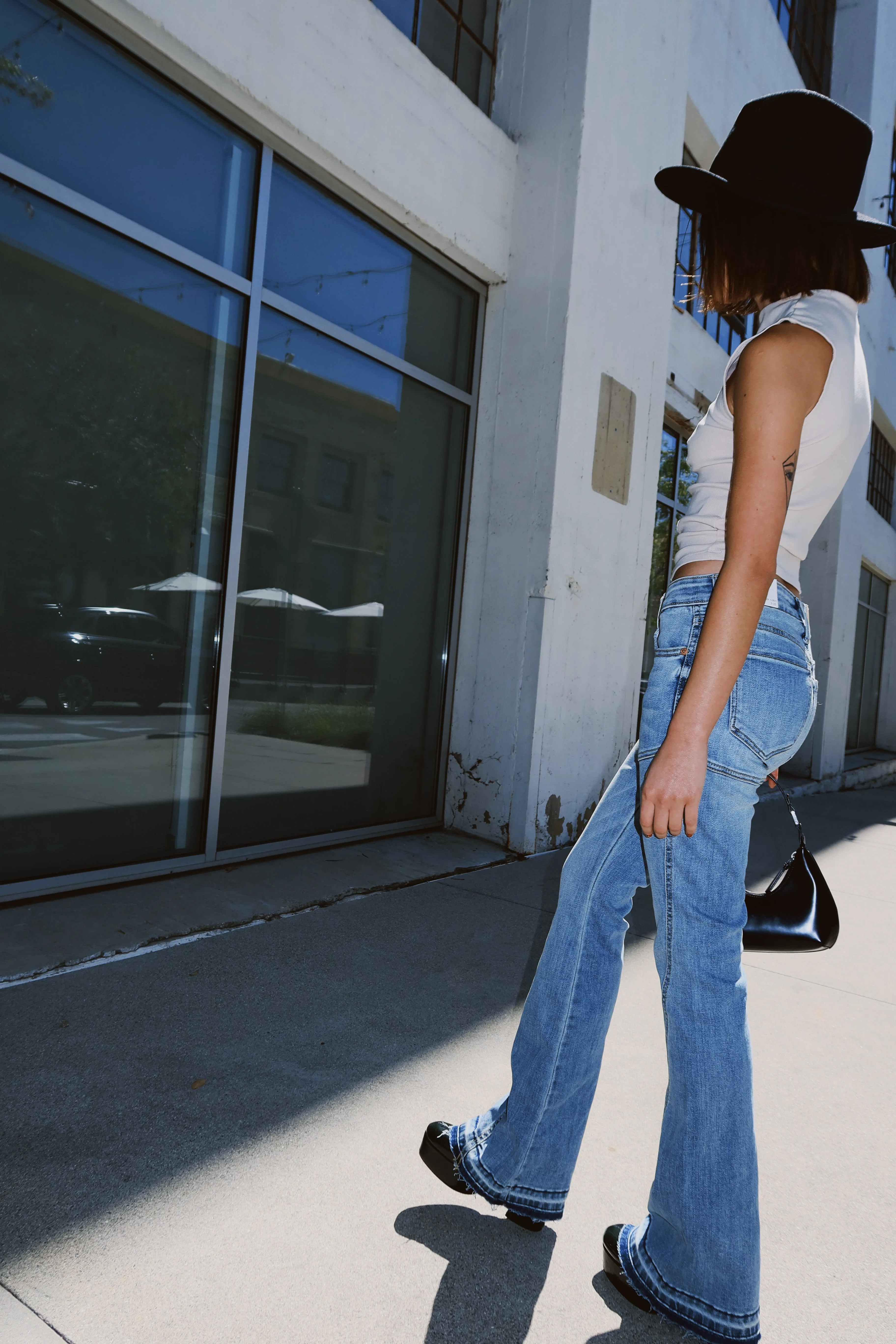 Brianna High Rise Skinny Flare Jeans (Reg & Plus) - Image 23