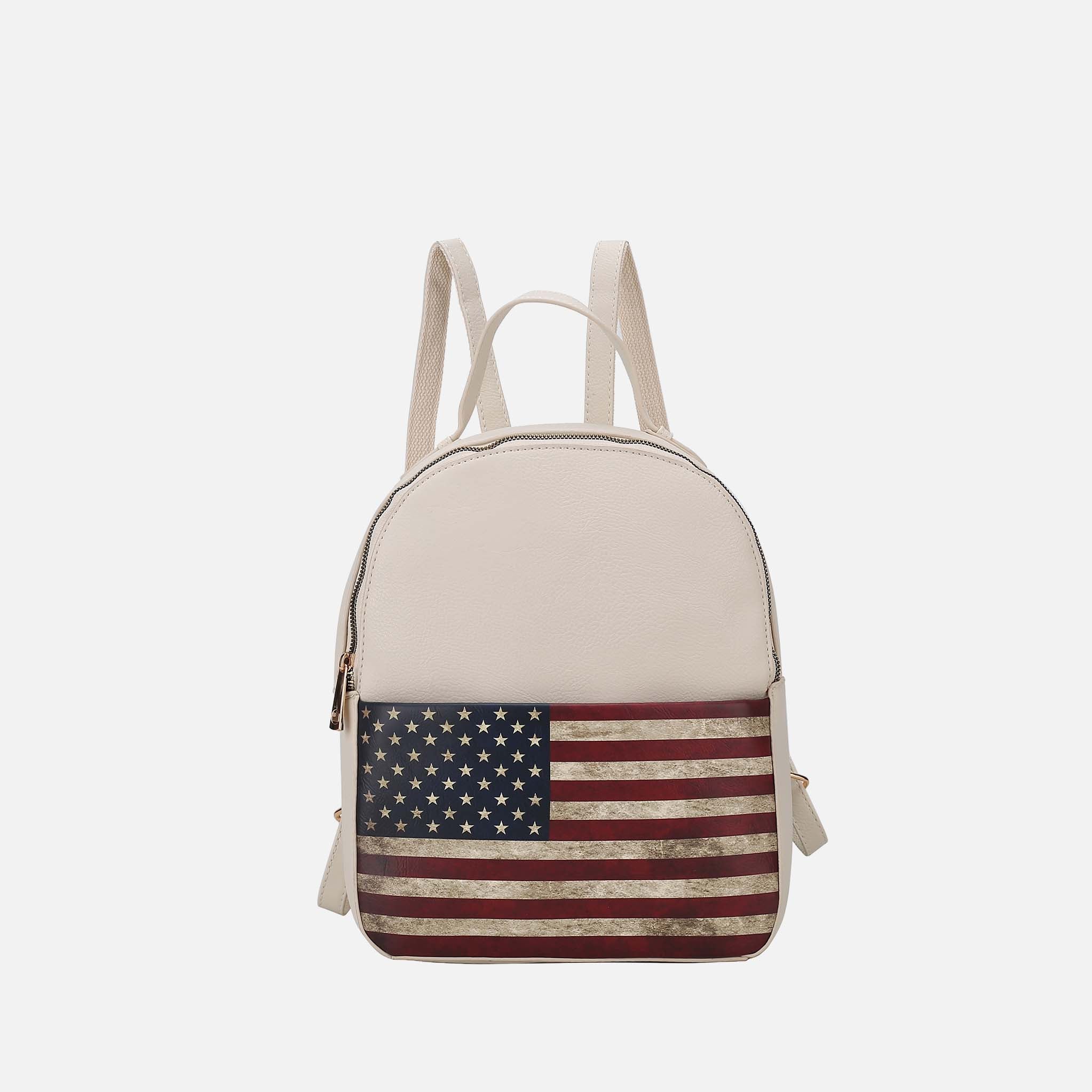 Briella Flag Print Backpack - Image 12