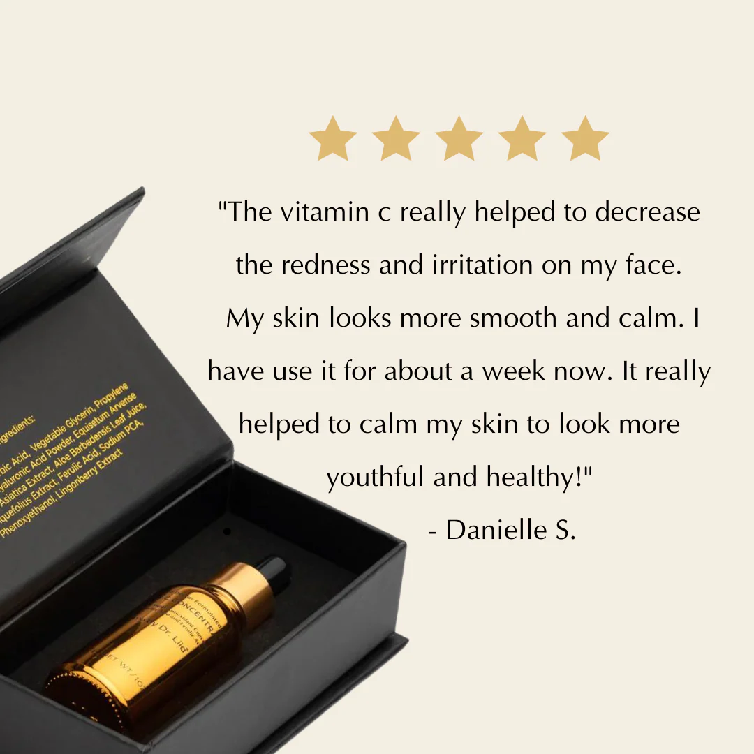 Brightening Vitamin C Glow Serum for Sensitive & Dry Skin – Vegan, Gluten-Free, Anti-Aging, Fragrance-Free - Image 24