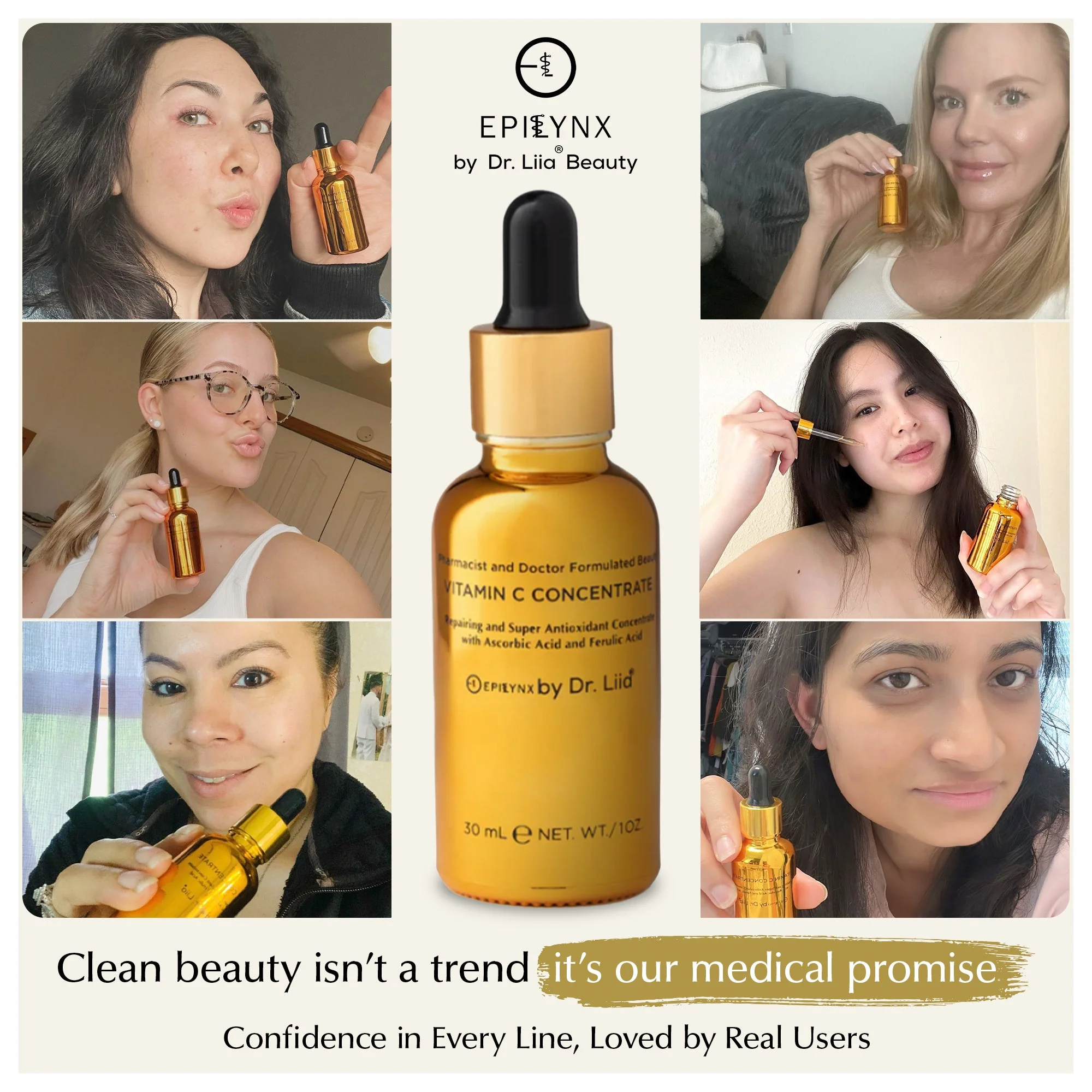 Brightening Vitamin C Glow Serum for Sensitive & Dry Skin – Vegan, Gluten-Free, Anti-Aging, Fragrance-Free - Image 6