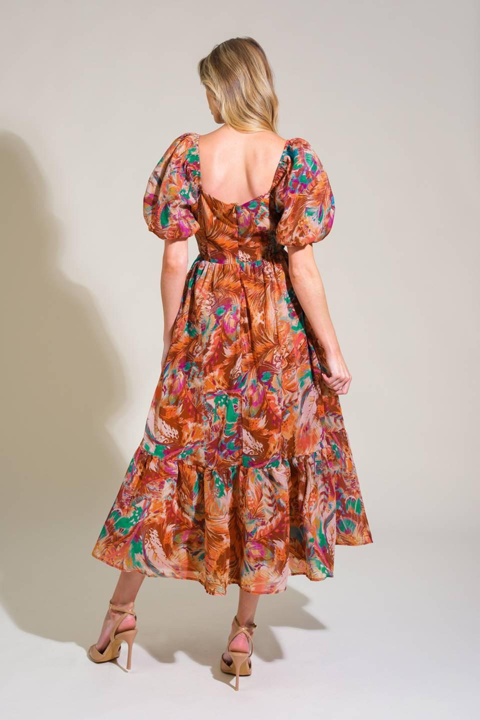 Bring Us Back Woven Midi Dress - Image 2