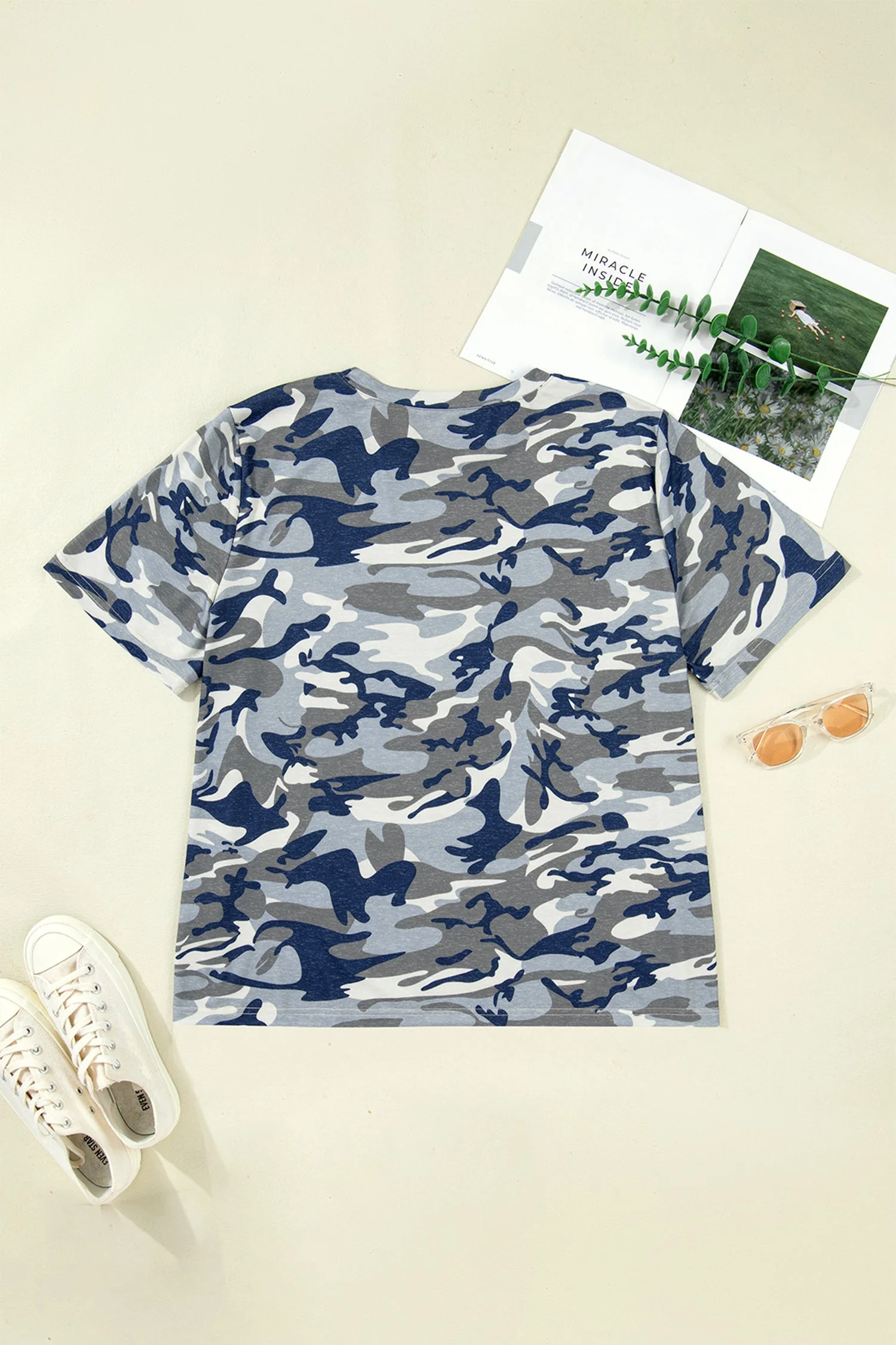 Threaded Pear Brooklynn Print Short Sleeve PLUS Tee - Image 9