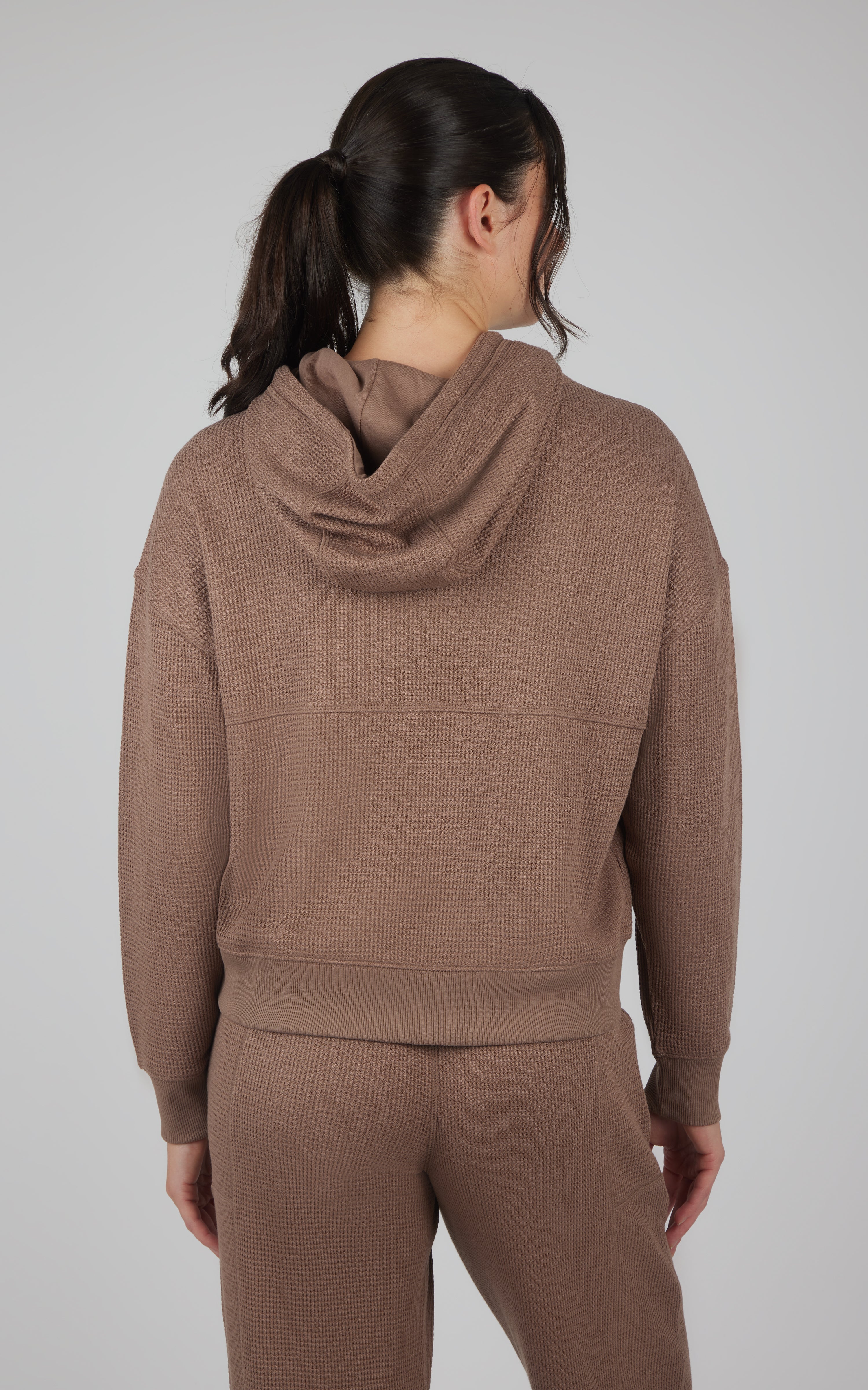Brushed Inside Waffle Offline Pullover Hoodie - Image 17