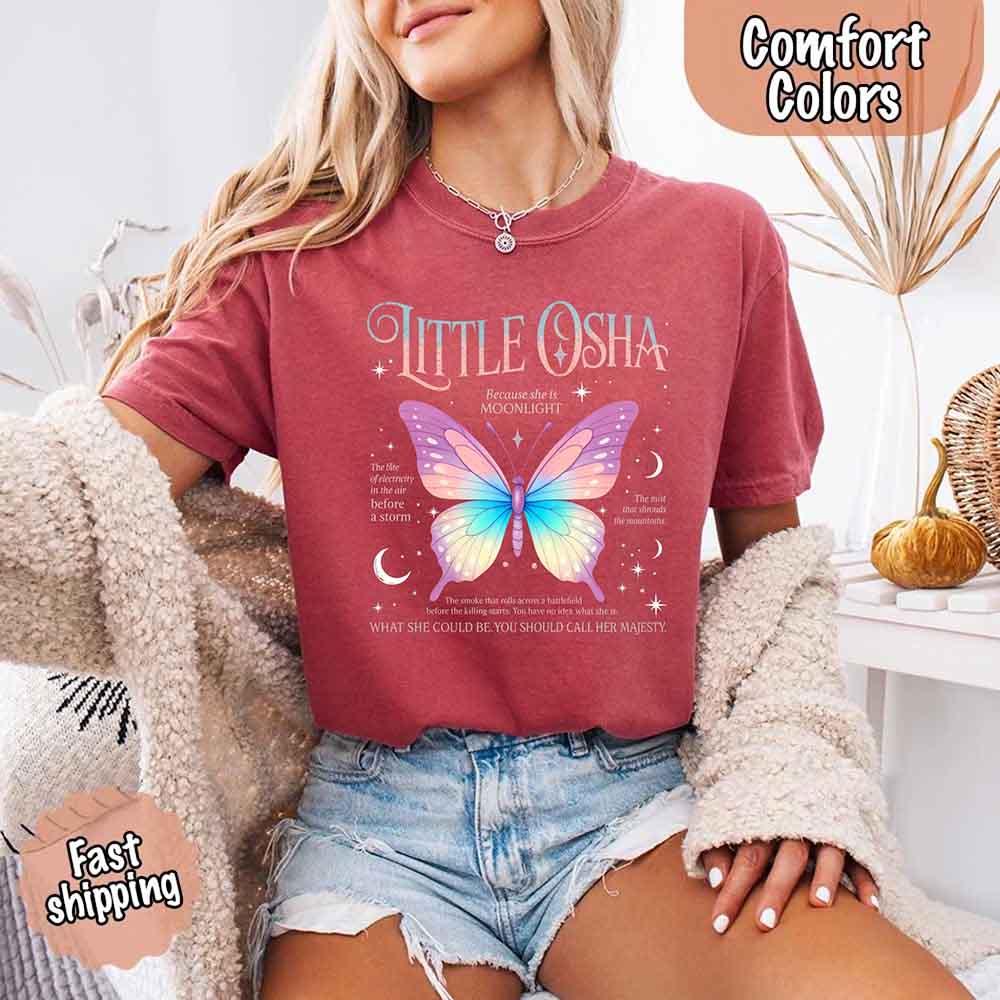 Butterfly Dreamscape Comfort Colors T-Shirt – Soft Aesthetic Tee for Women - Image 11