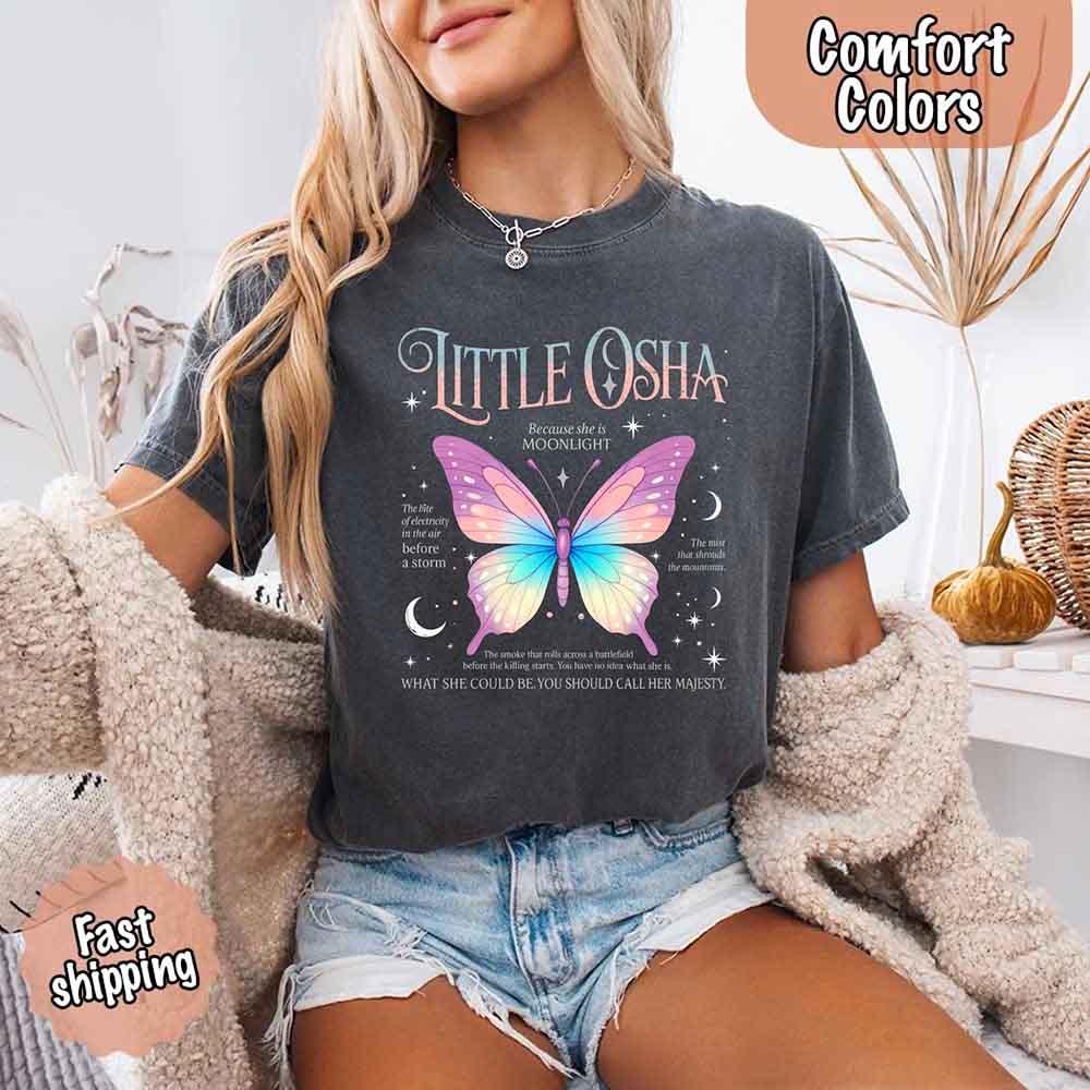 Butterfly Dreamscape Comfort Colors T-Shirt – Soft Aesthetic Tee for Women - Image 3