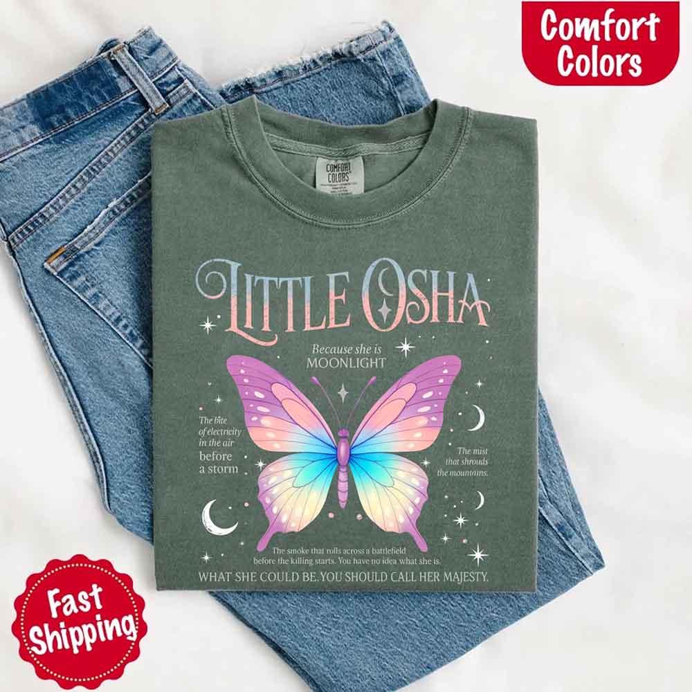 Butterfly Dreamscape Comfort Colors T-Shirt – Soft Aesthetic Tee for Women - Image 6
