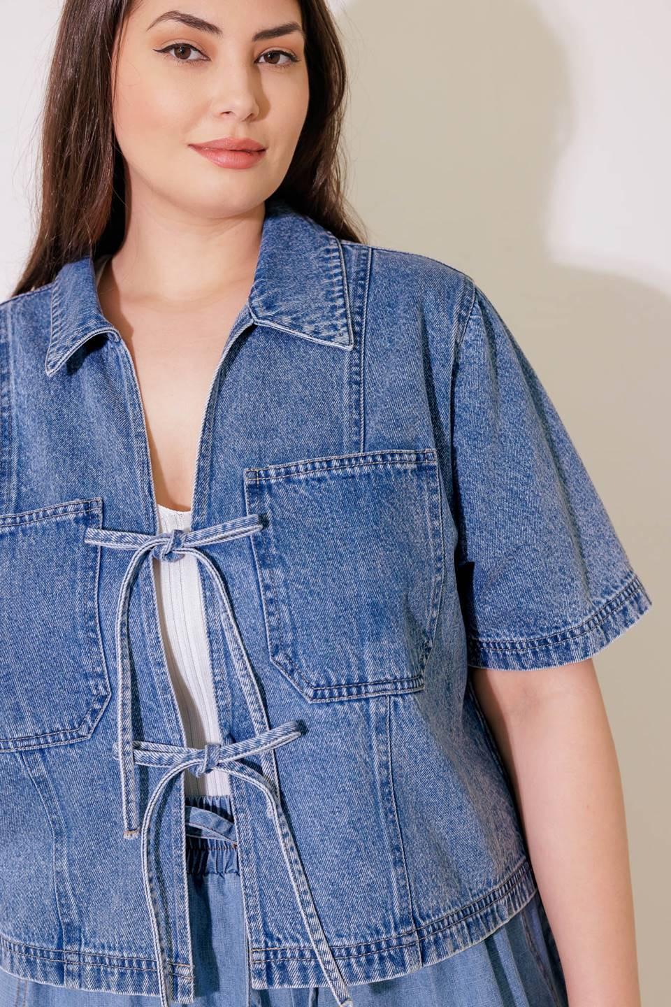 By Chance Denim Top - Image 11