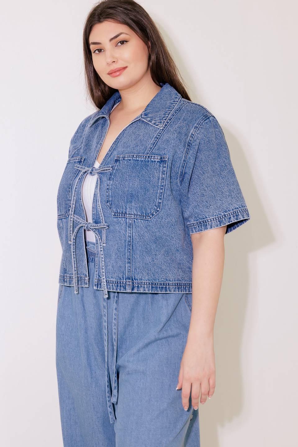 By Chance Denim Top - Image 9