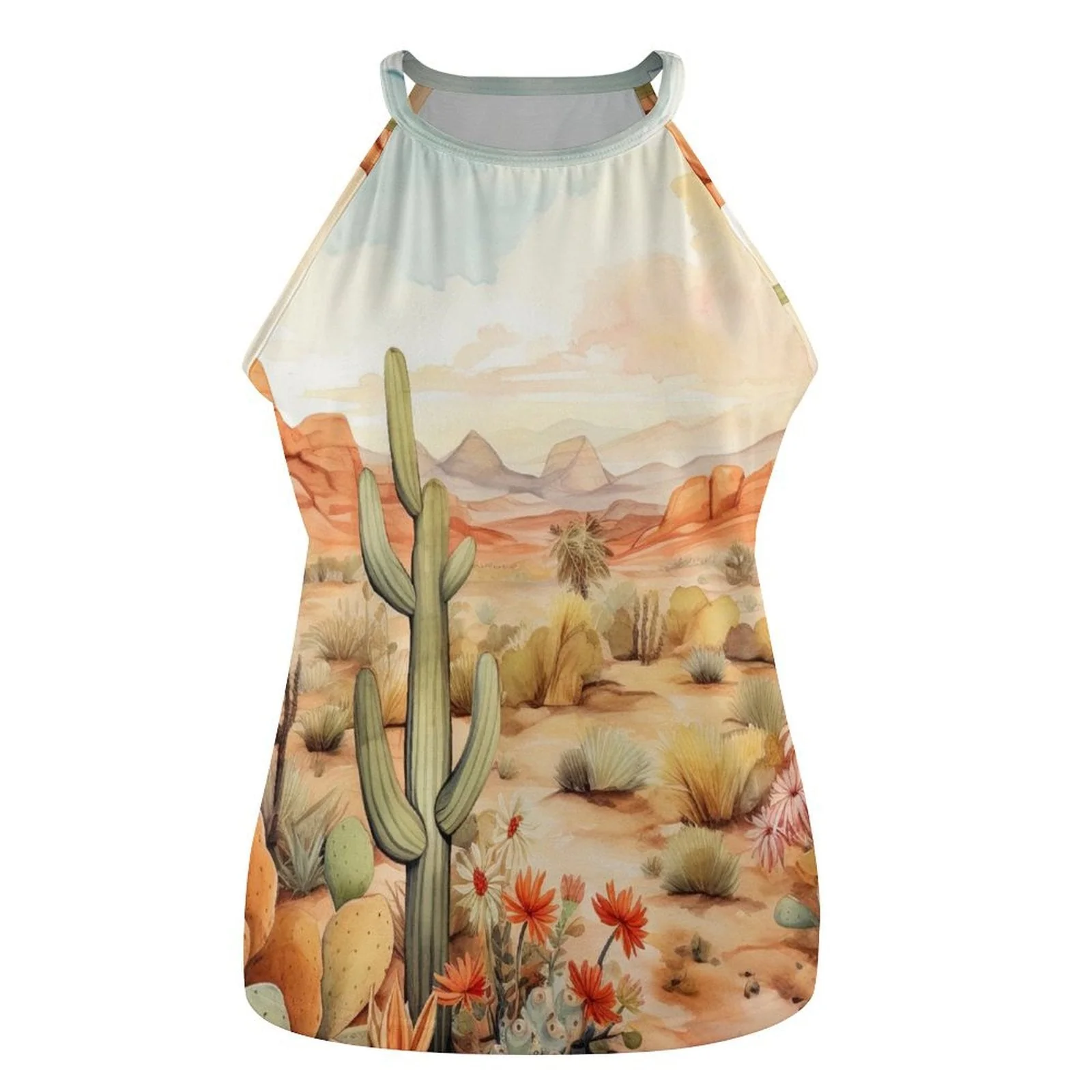 Cactus Desert Women's Tank Top - Image 3