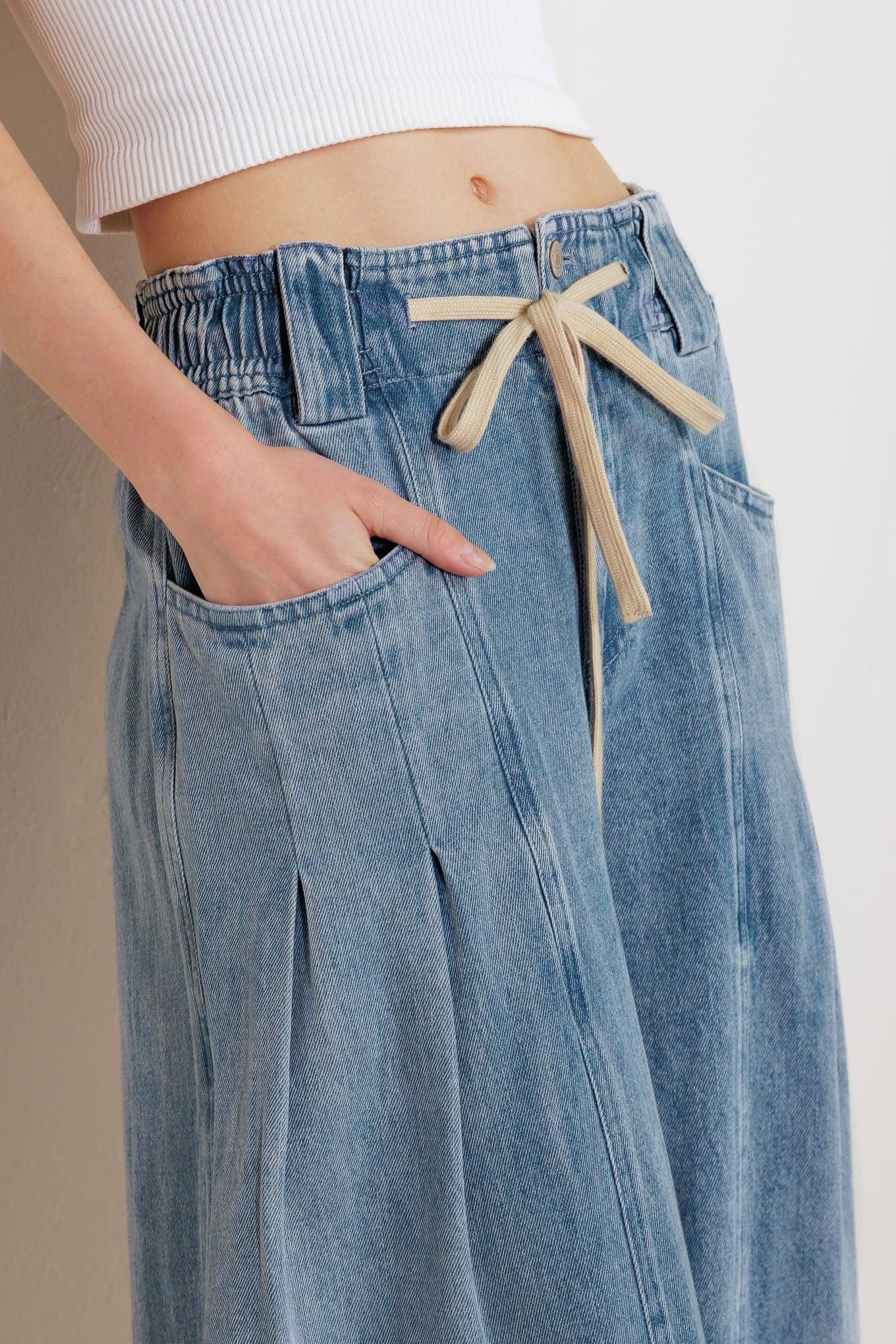 Calm & Collected Blue Denim Pants - Image 4