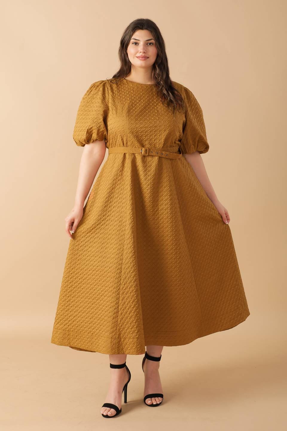 Can't Stop Me Woven Midi Dress - Image 6