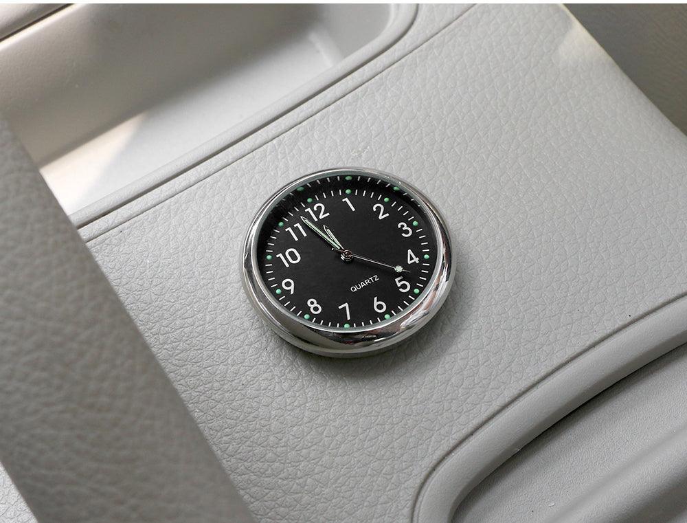 Car Clock Luminous Mini Automobiles Internal Stick-On Luminous Quartz Analog Watch Universal Pocket Mini Stick-On Clock for Car Boat Bike Home Digital Watch Mechanics Quartz Clocks Auto Ornament Car Accessories Gifts - Image 5