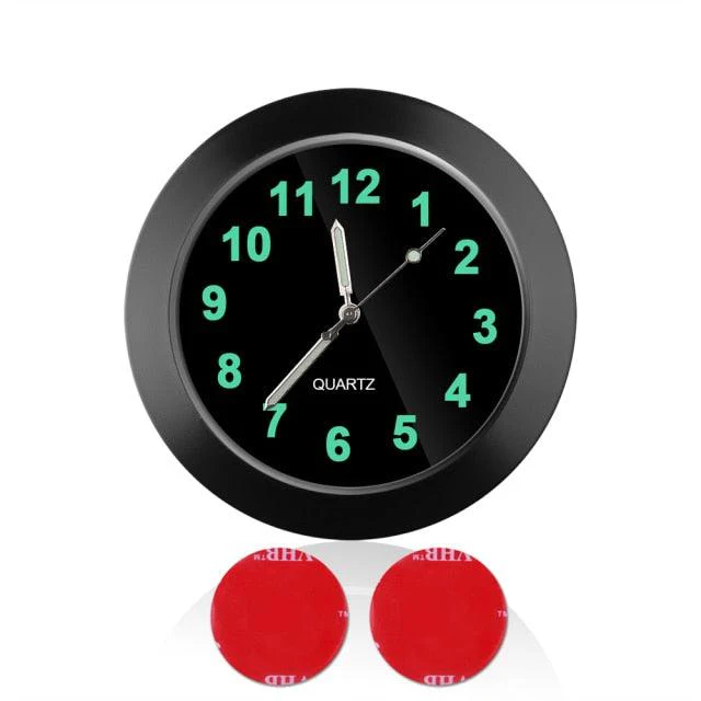 Car Clock Ornament Auto Watch Decoration Automobiles  Car Dashboard Clock Cars Air Vent Clip Quartz Clocks Mini Luminous Quartz Analog Watch Universal Pocket Stick-On Clock Perfect Interior Dashboard Time Display Digital Pointer Clock In Car Accessories - Image 19