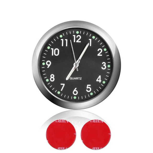 Car Clock Ornament Auto Watch Decoration Automobiles  Car Dashboard Clock Cars Air Vent Clip Quartz Clocks Mini Luminous Quartz Analog Watch Universal Pocket Stick-On Clock Perfect Interior Dashboard Time Display Digital Pointer Clock In Car Accessories - Image 6
