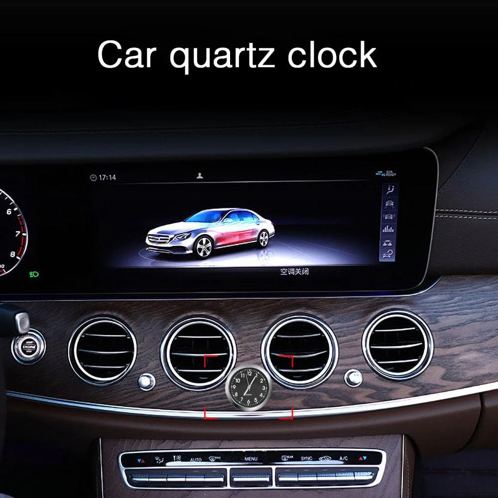 Car Clock Ornament Auto Watch Decoration Automobiles  Car Dashboard Clock Cars Air Vent Clip Quartz Clocks Mini Luminous Quartz Analog Watch Universal Pocket Stick-On Clock Perfect Interior Dashboard Time Display Digital Pointer Clock In Car Accessories - Image 8