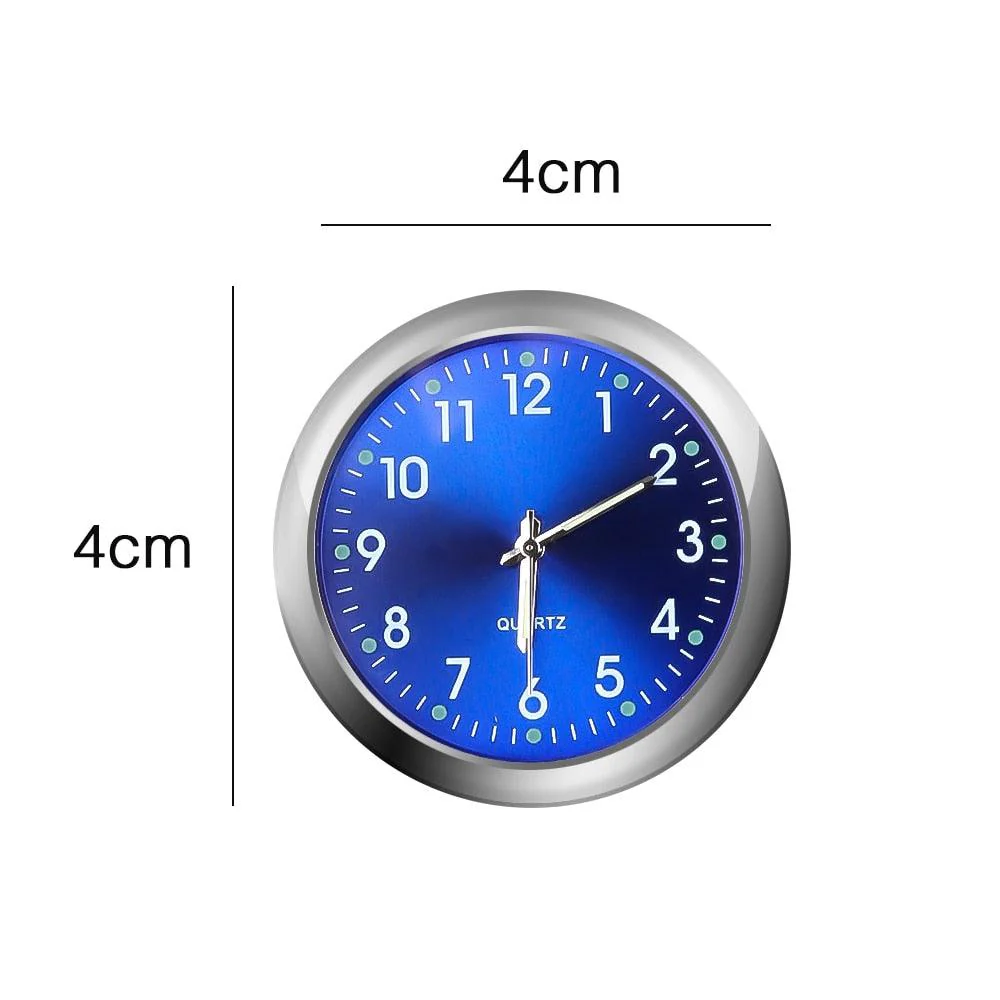 Car Clock Ornament Auto Watch Decoration Automobiles  Car Dashboard Clock Cars Air Vent Clip Quartz Clocks Mini Luminous Quartz Analog Watch Universal Pocket Stick-On Clock Perfect Interior Dashboard Time Display Digital Pointer Clock In Car Accessories - Image 9