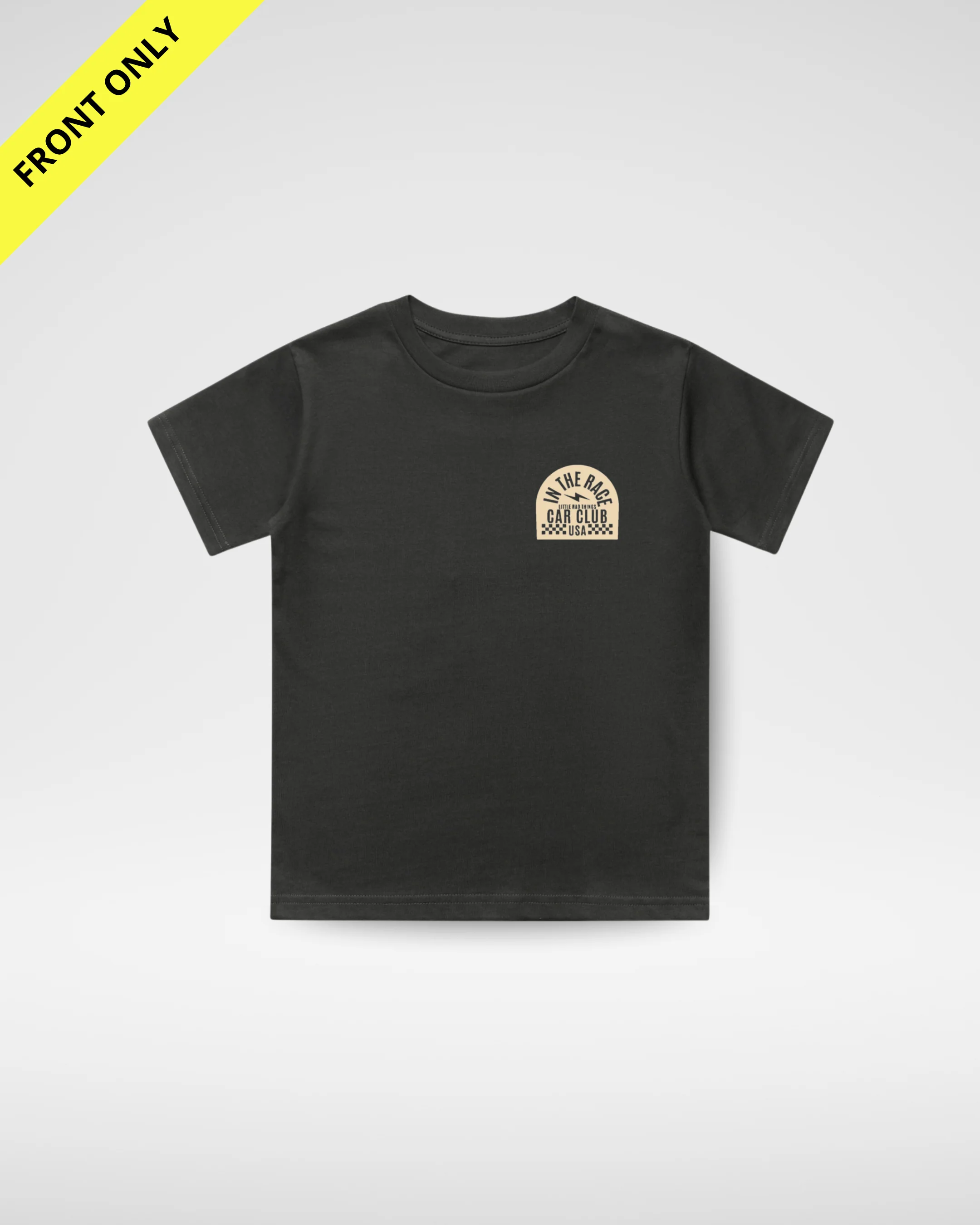 Car Club Usa Tee - Vintage Wash Black