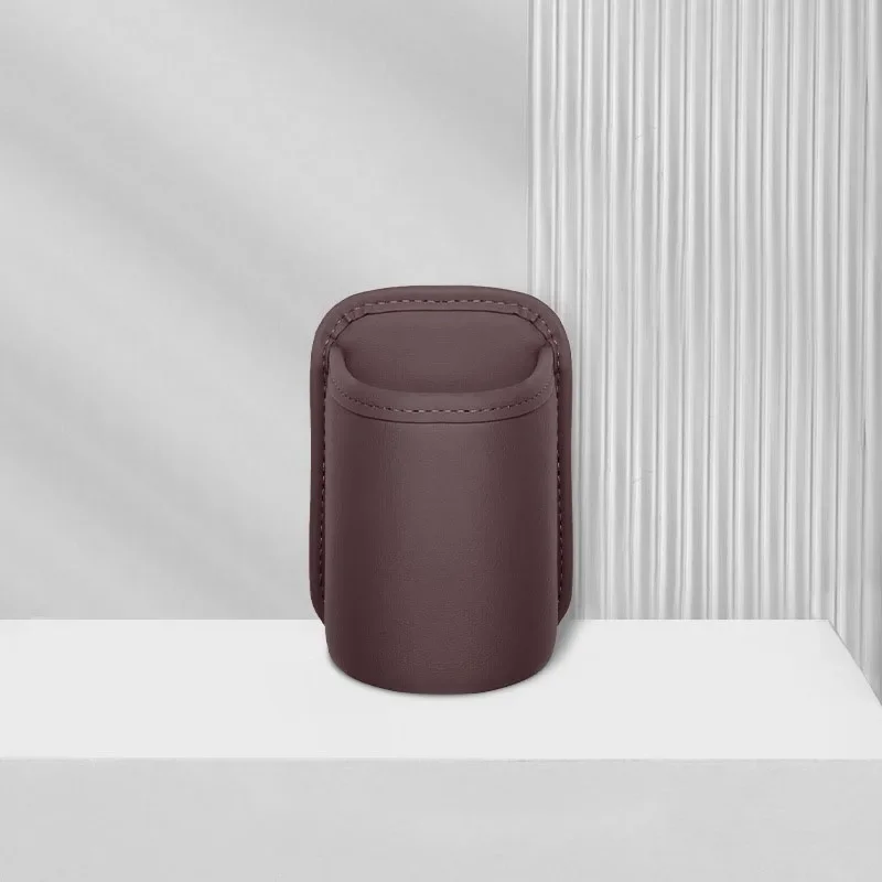 Car Door Cup Holder PU Leather Automotive Black Drink Rack Storage Bin Auto Back Seat Cup Holder Organizer For Car Accessories - Image 10