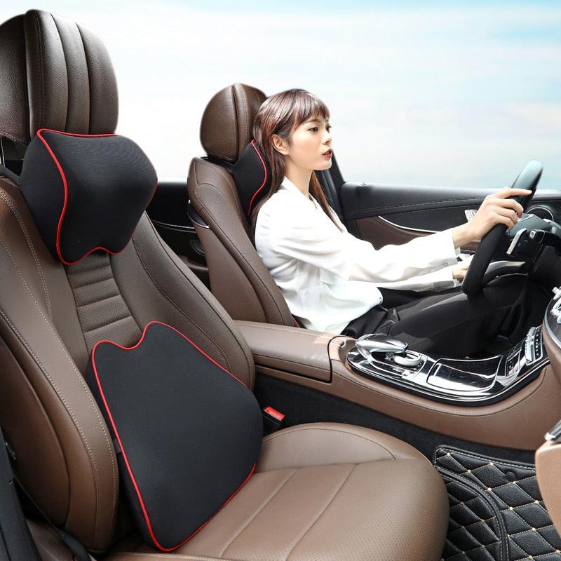 Car Seat Headrest Pillow Auto Memory Foam Car Neck Pillow Seat Head Support Lumbar Support For Office Chair Cushion Car Neck Headrest Pillow Car Accessories Cushion Auto Seat Head Support Neck Protector Automobiles Seat Neck Rest Car Neck For Car Auto - Image 11
